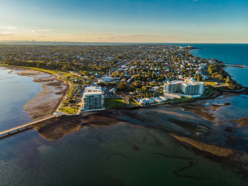 Aerial View of Brendale With Buildings Along the Shoreline — Supertilt Brisbane In Brendale, QLD