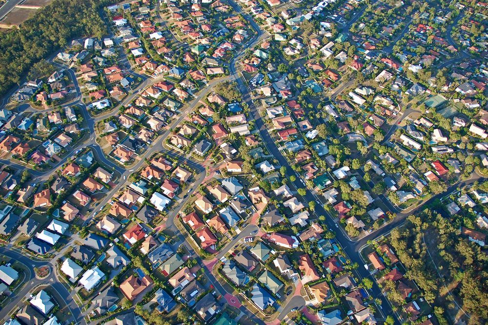 Aerial View of a Suburban Neighborhood in Acacia Ridge — Supertilt Brisbane In Acacia Ridge, QLD