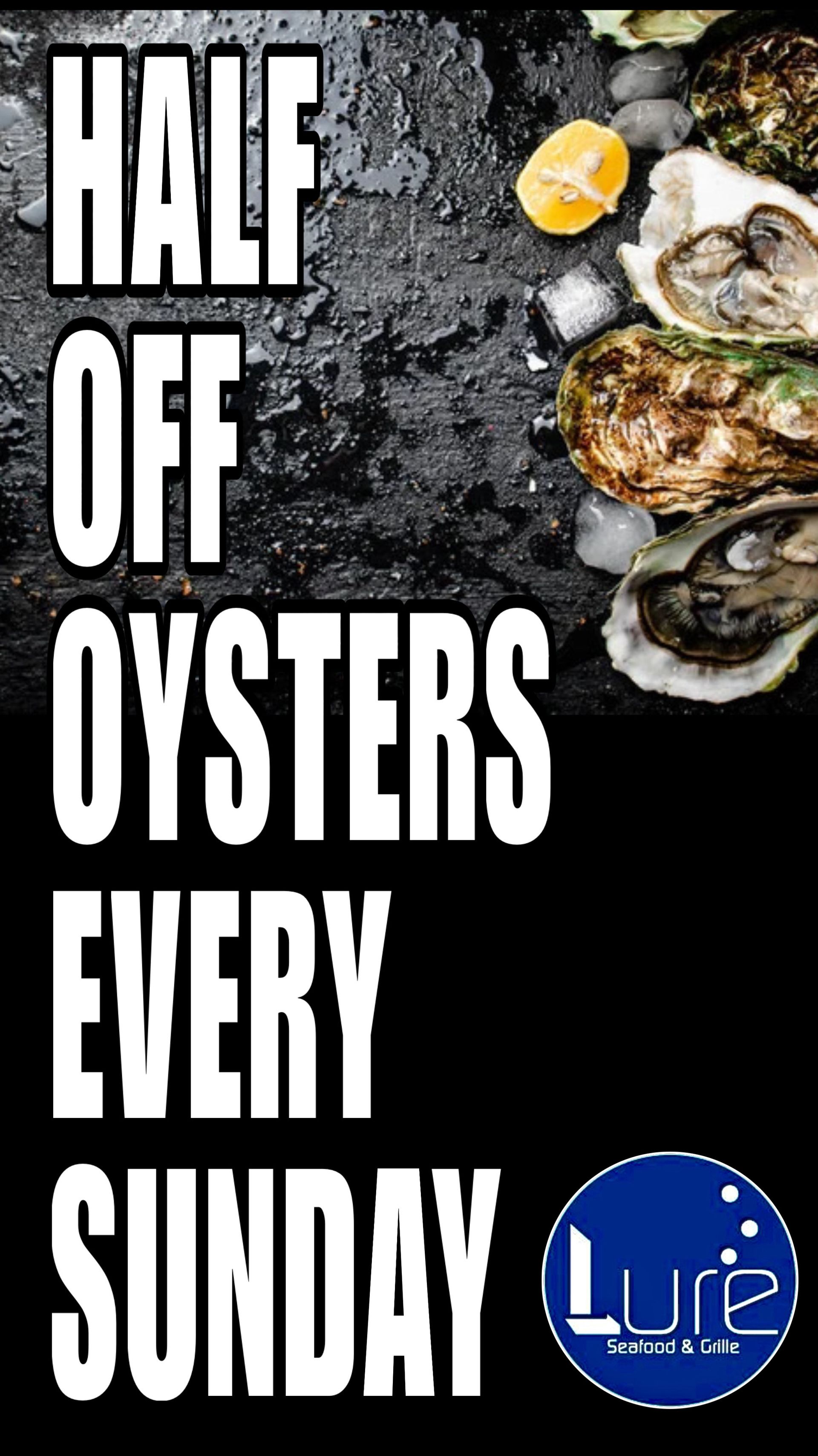 oyster sundays at lure