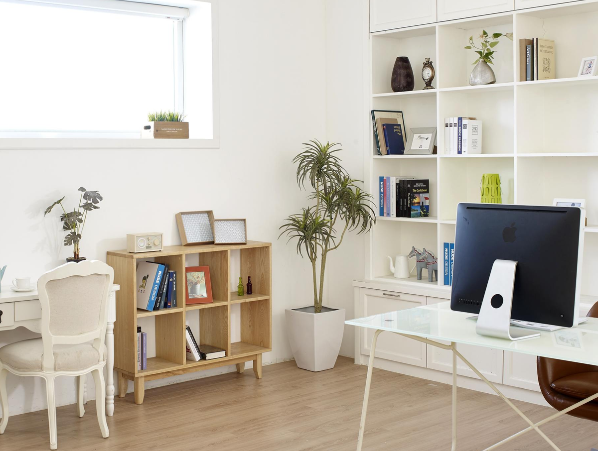 Home office storage and shelving