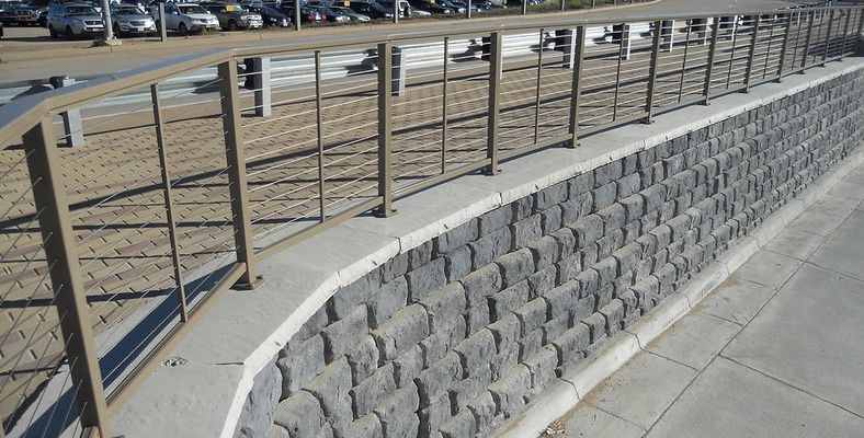 commercial retaining wall