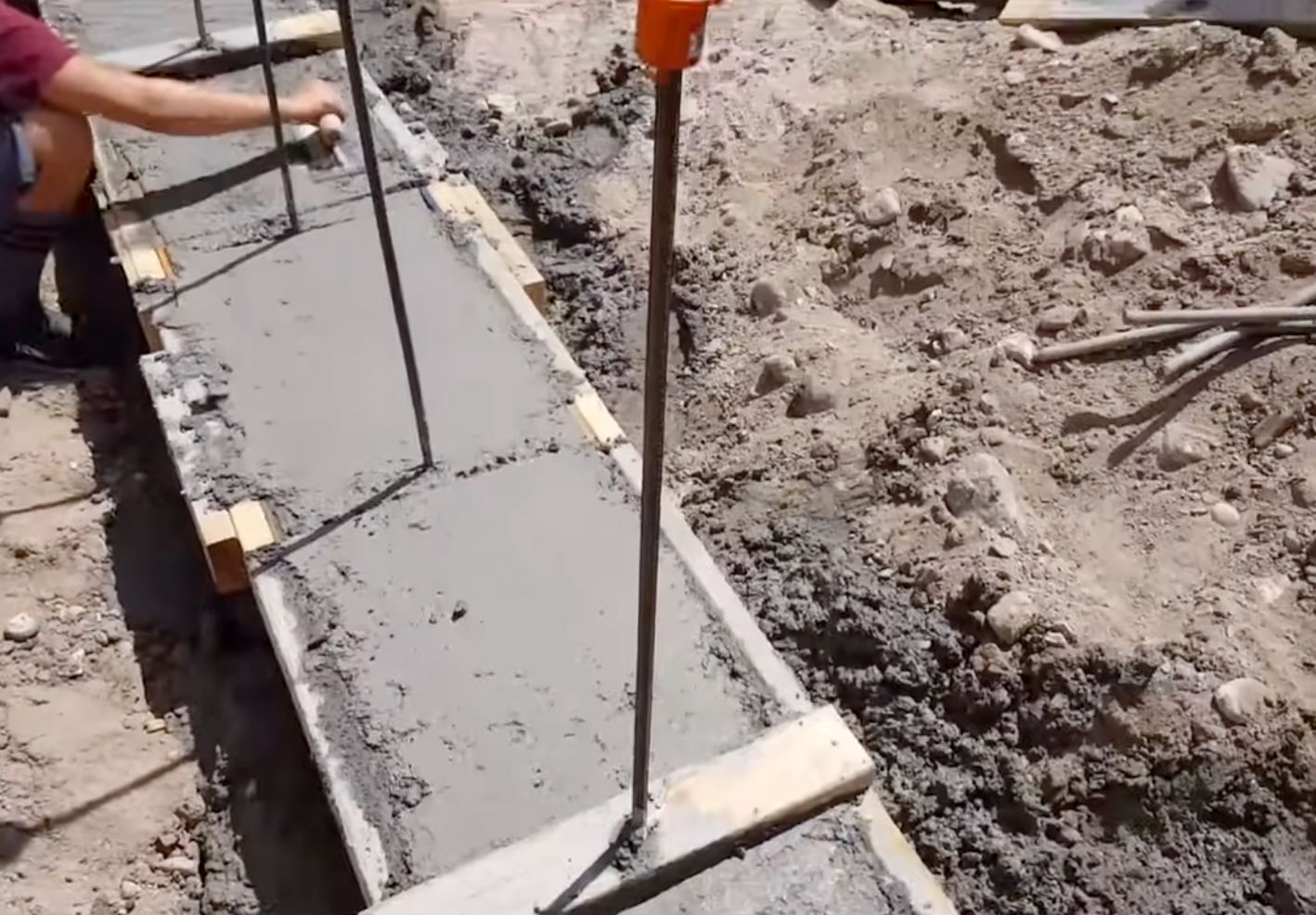concrete footings
