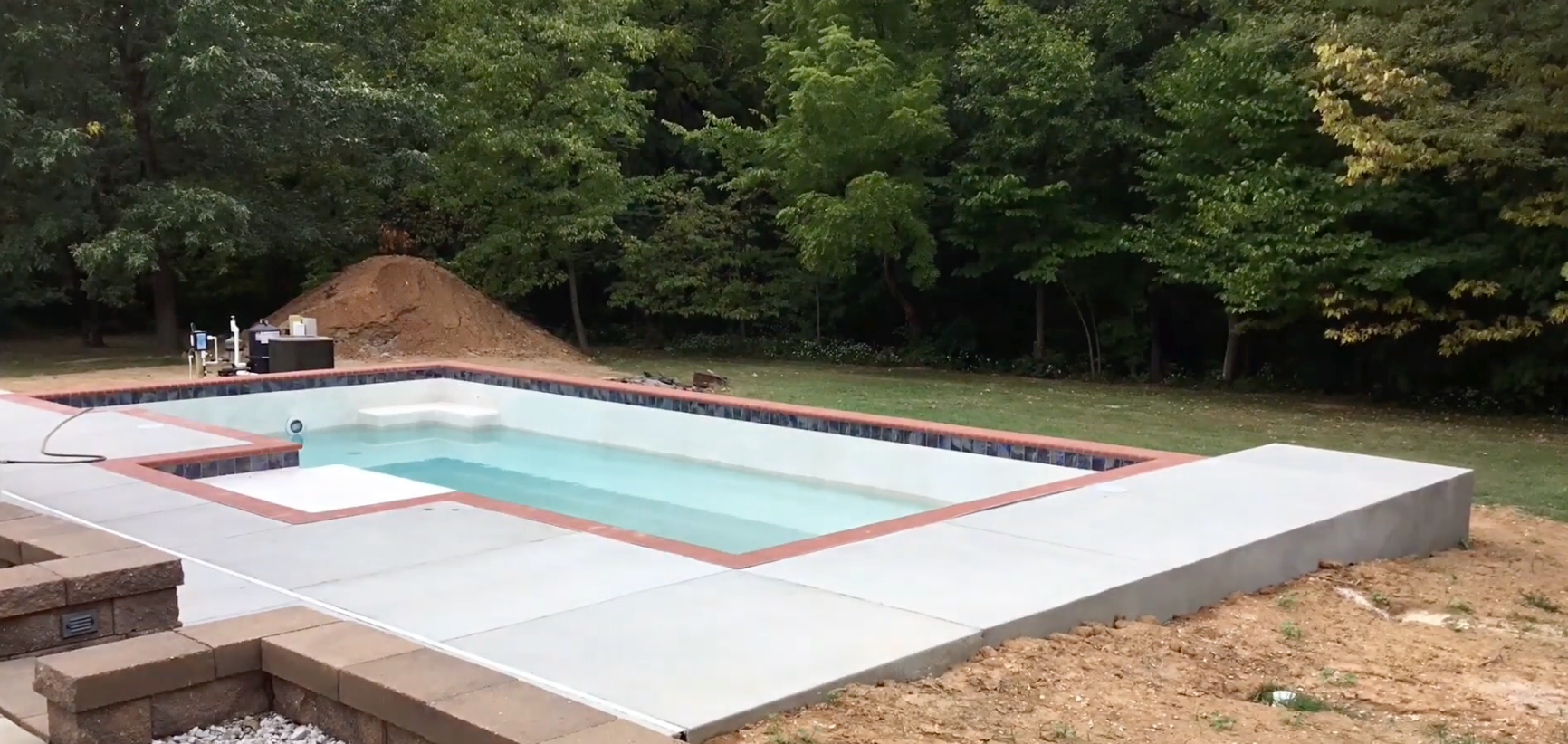 concrete pool deck