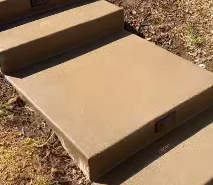 concrete steps