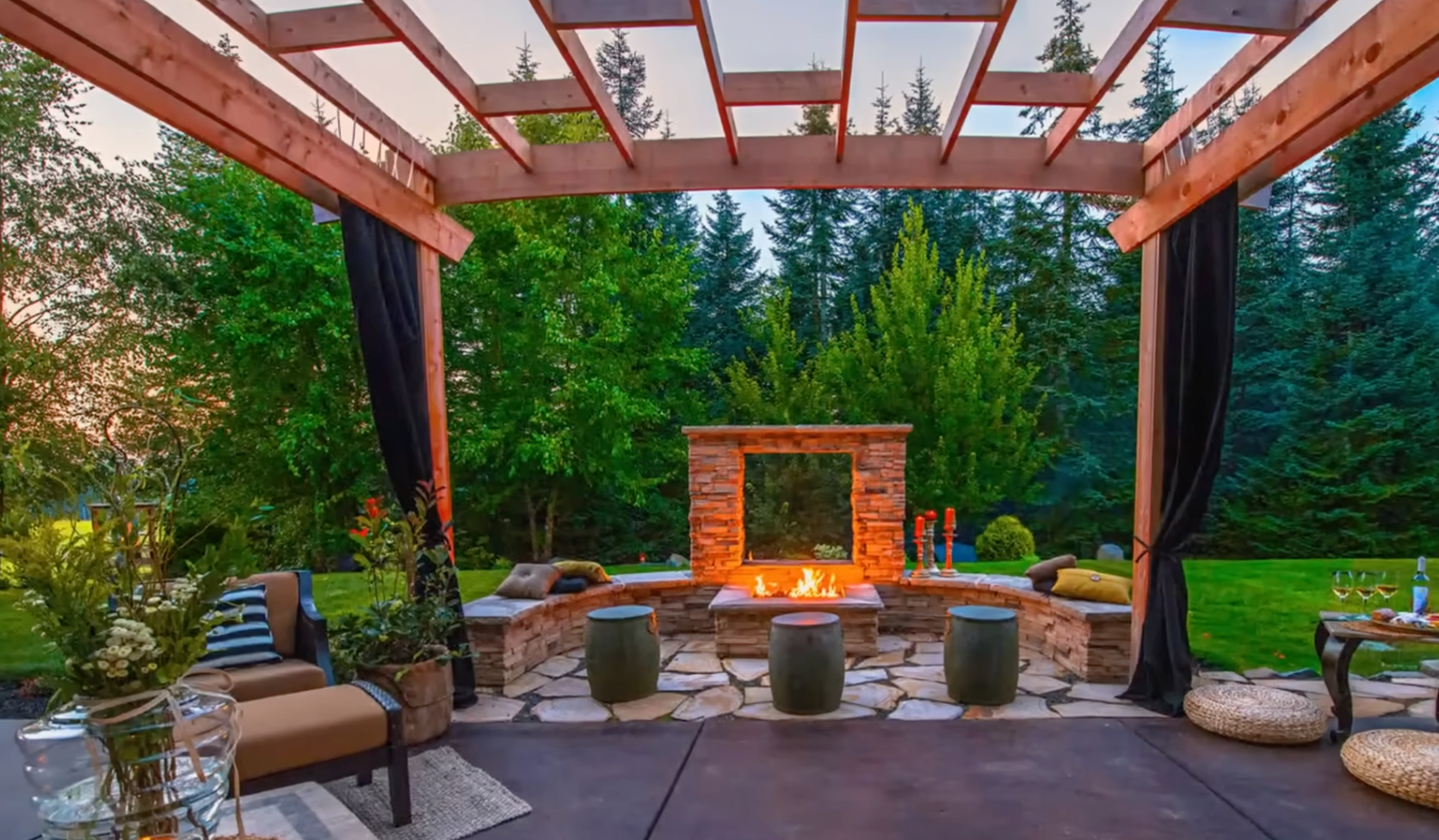 outdoor living space design