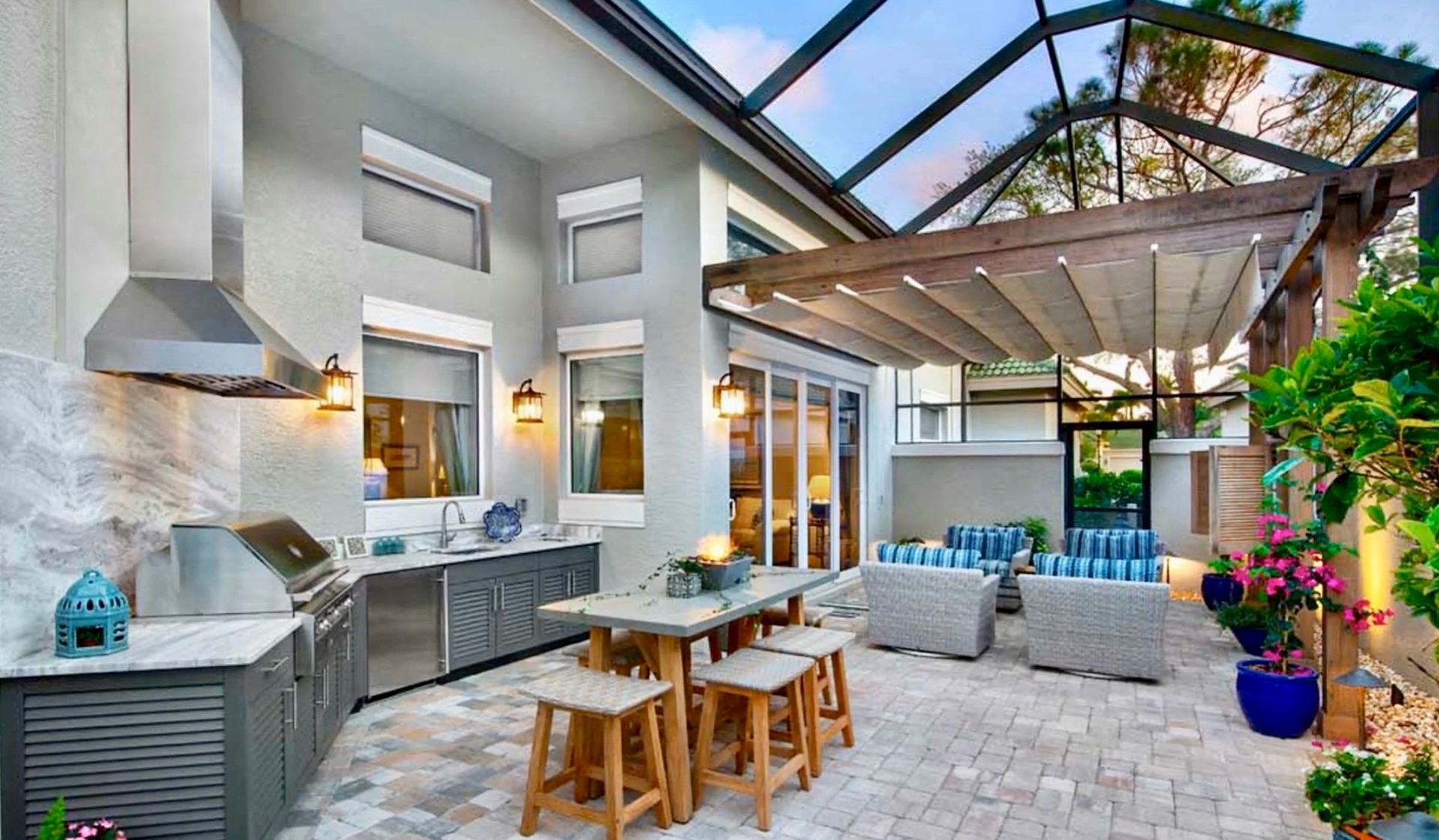 outdoor living space design in birmingham