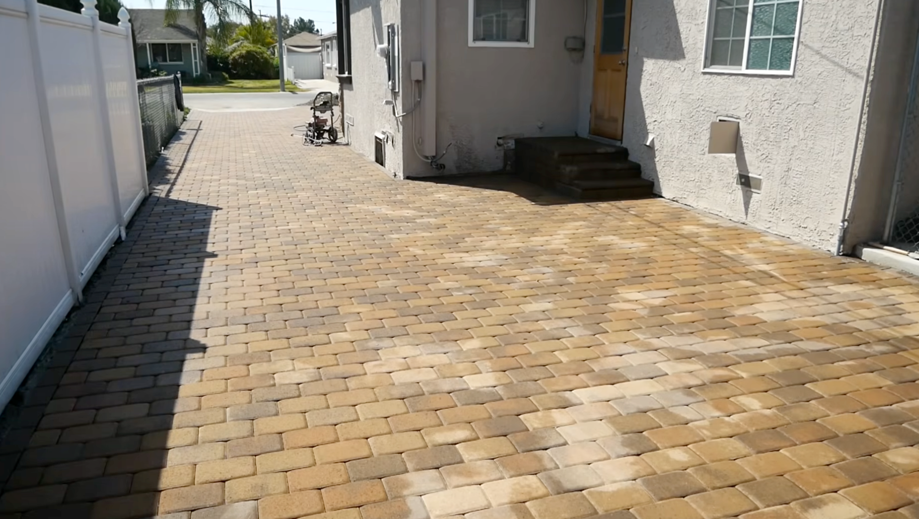 paver driveway installation