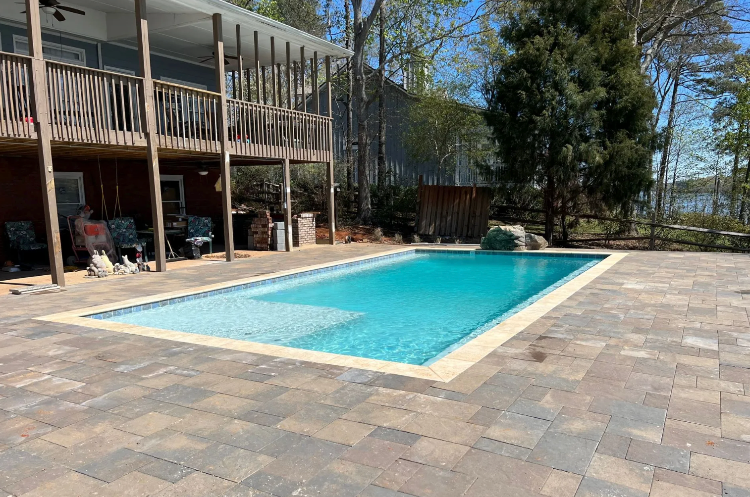 paver pool deck