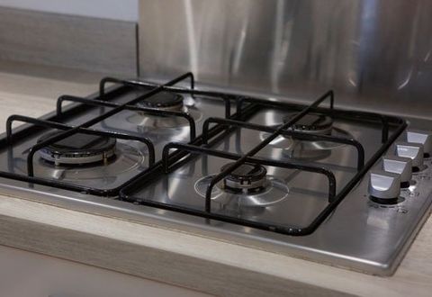 silver kitchen hobs