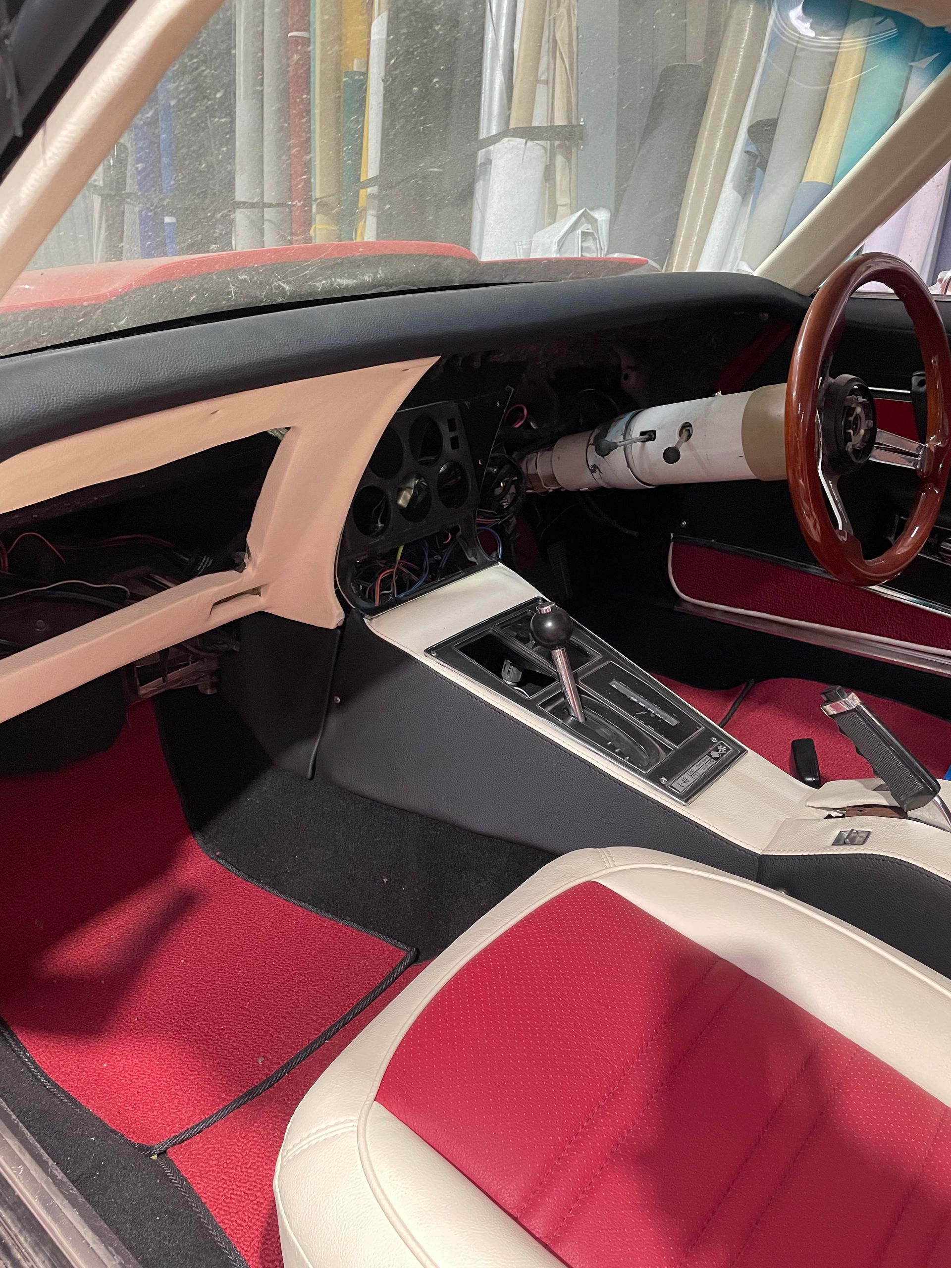 1976 Corvette Stingray refurbished dash and console