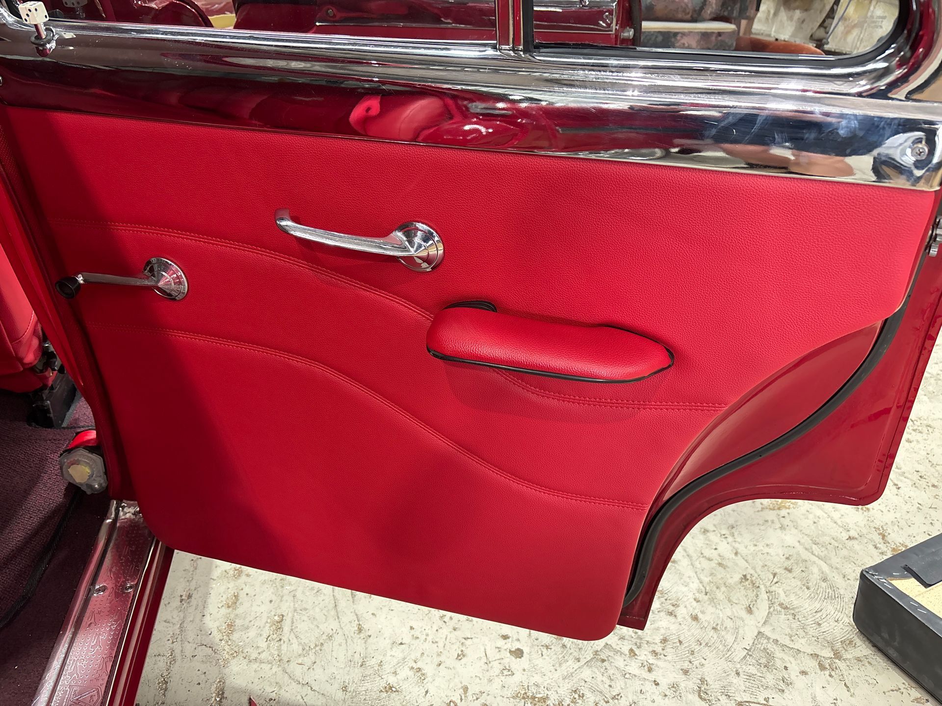 Ford Customline door trim with new boards