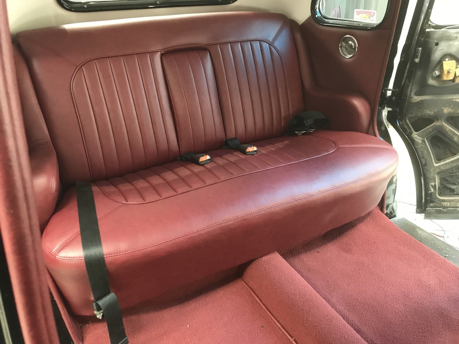 1935 Ford sedan rear bench seat