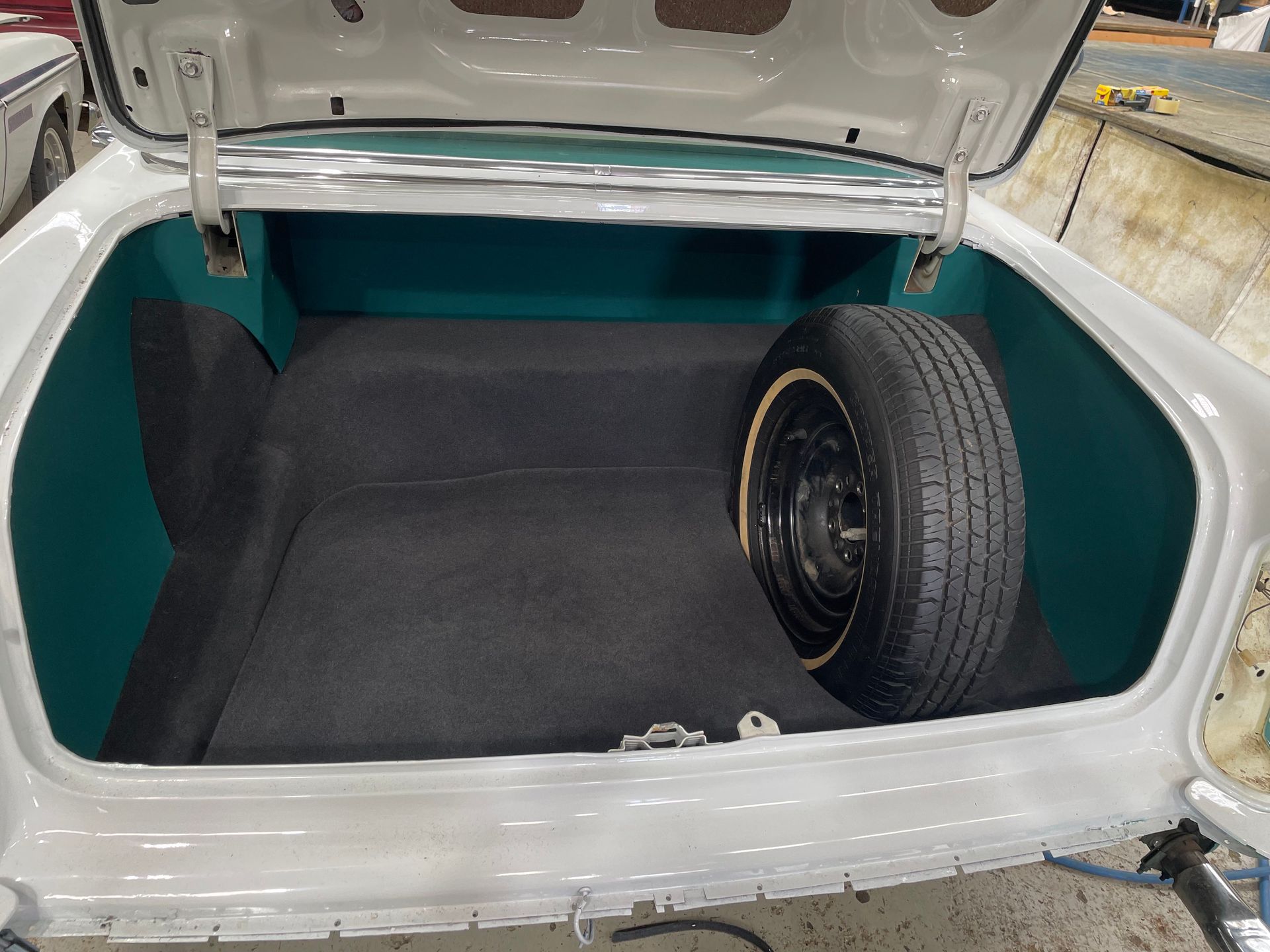 1956 Buick Special custom boot upholstery