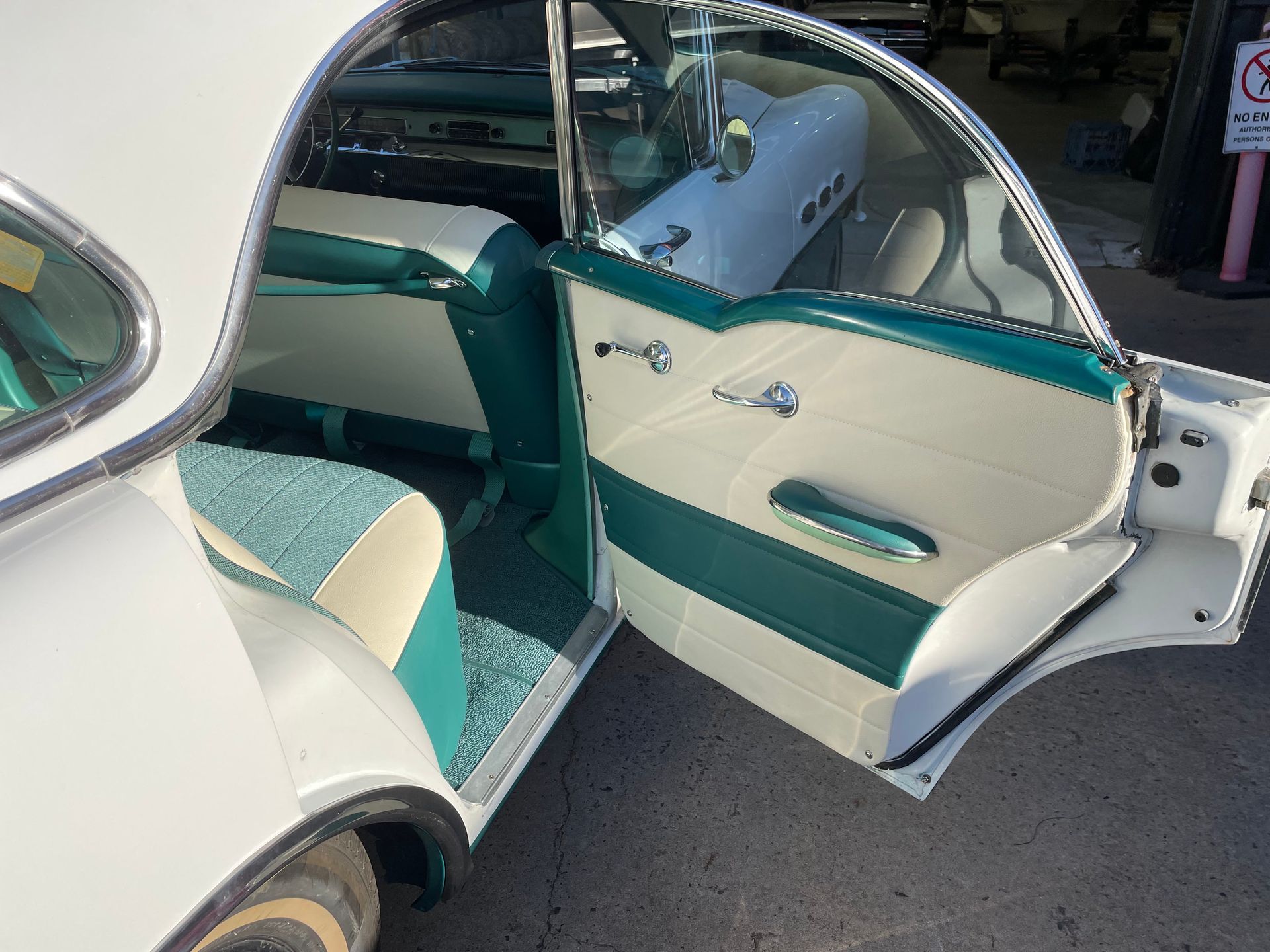 1956 Buick Special rear door trim