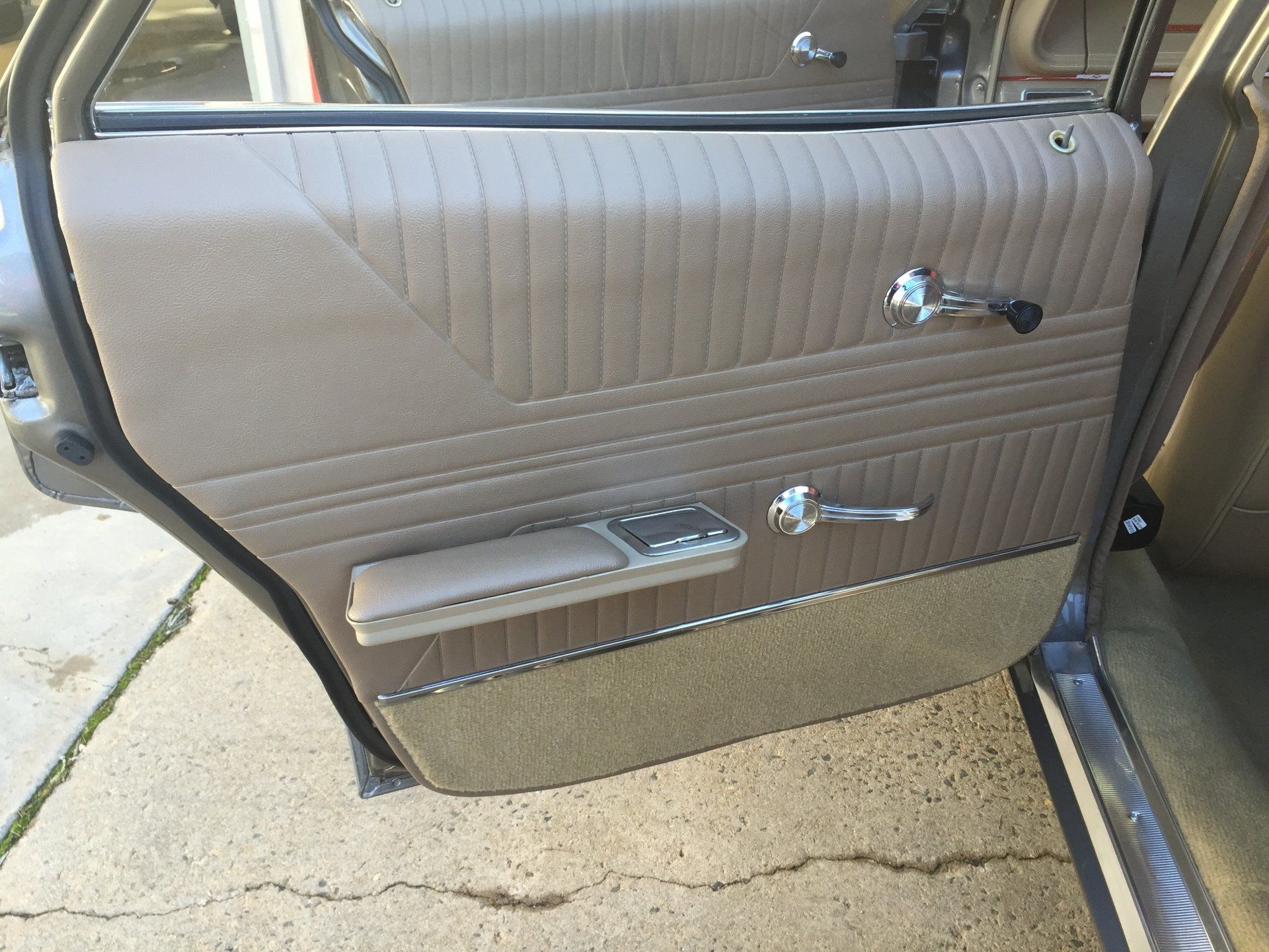 1965 Chev Bel Air LH rear door trim