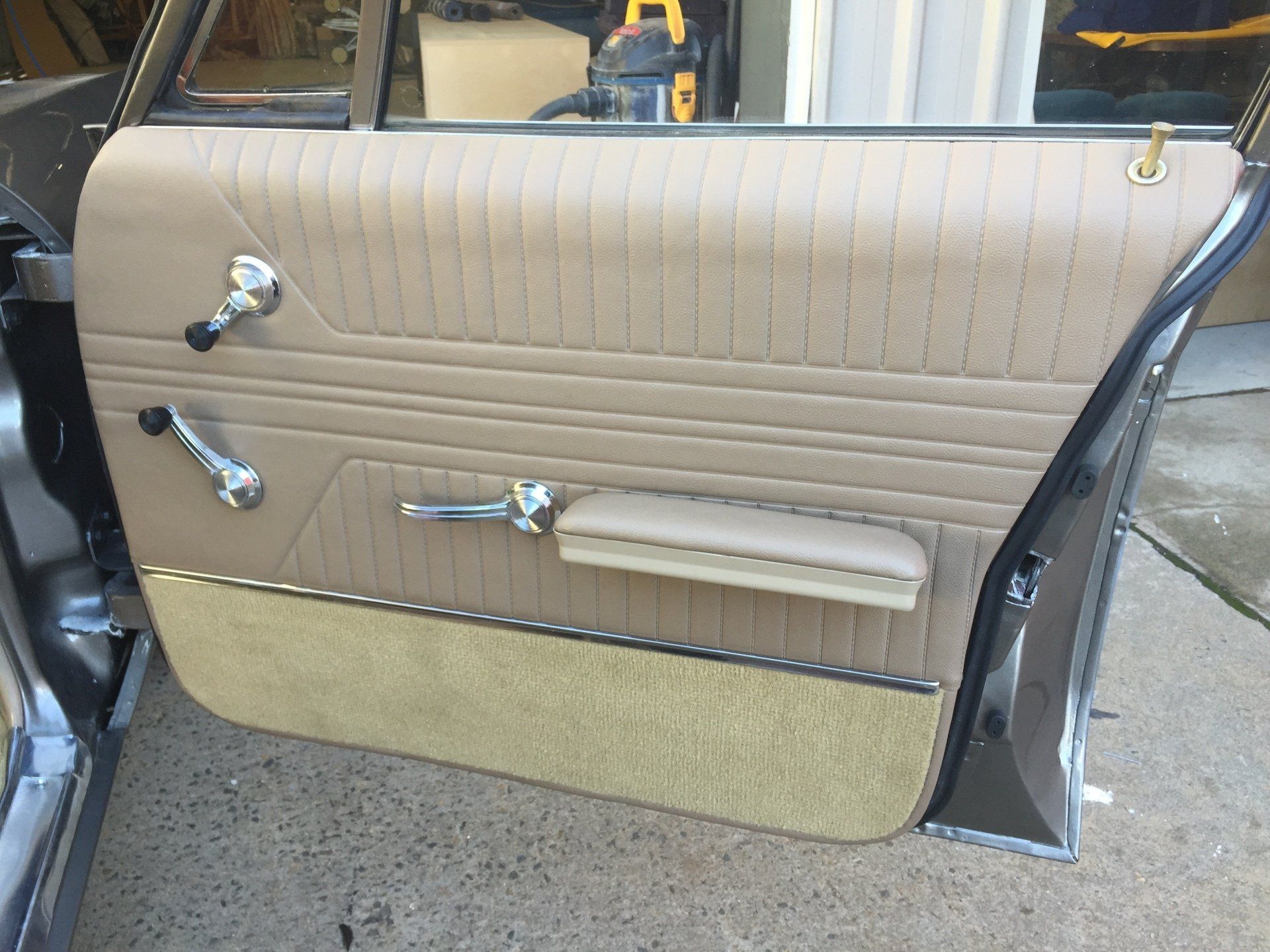 1965 Chef Bel Air RH front door trim