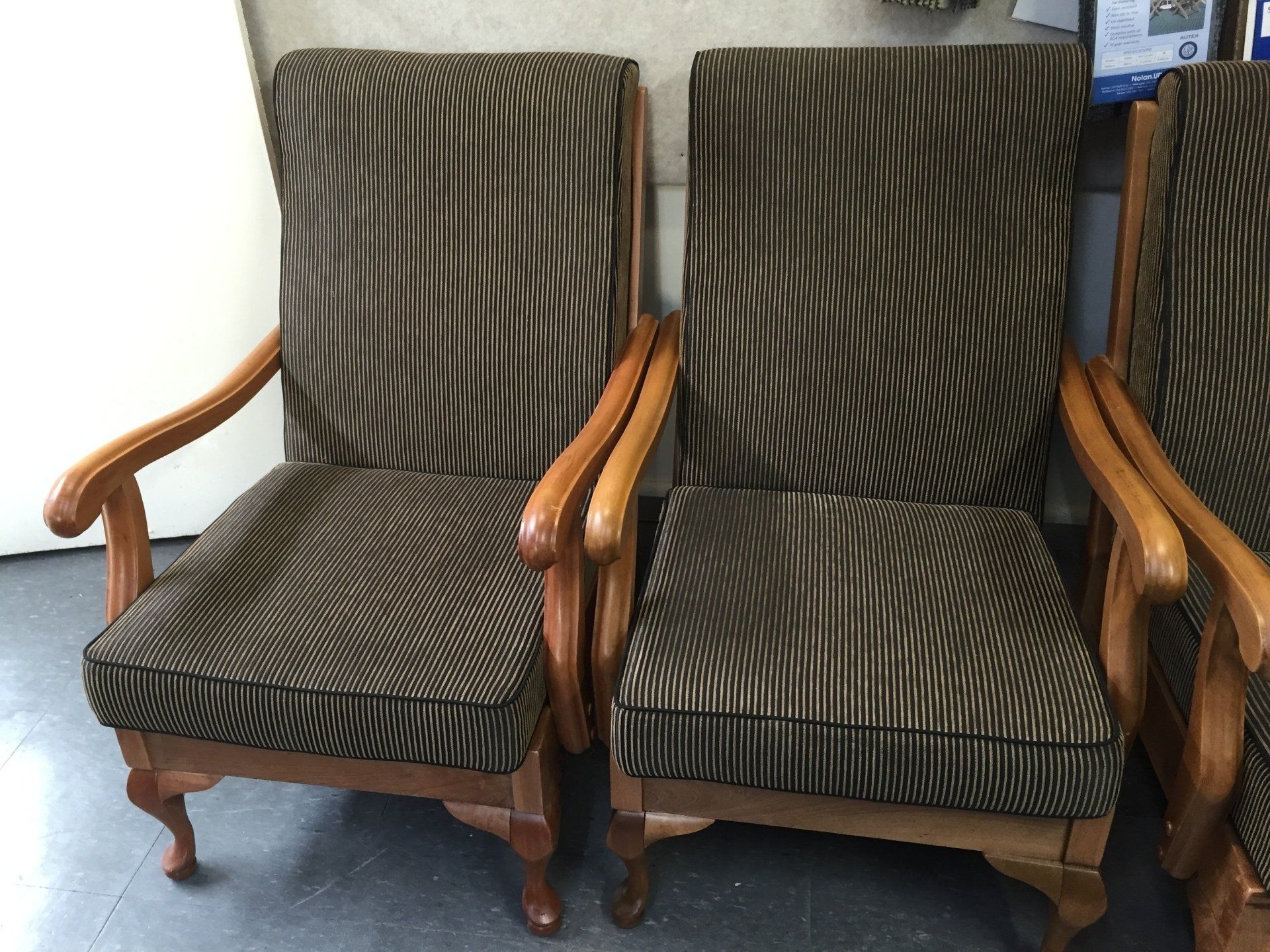 Antique fleur chairs