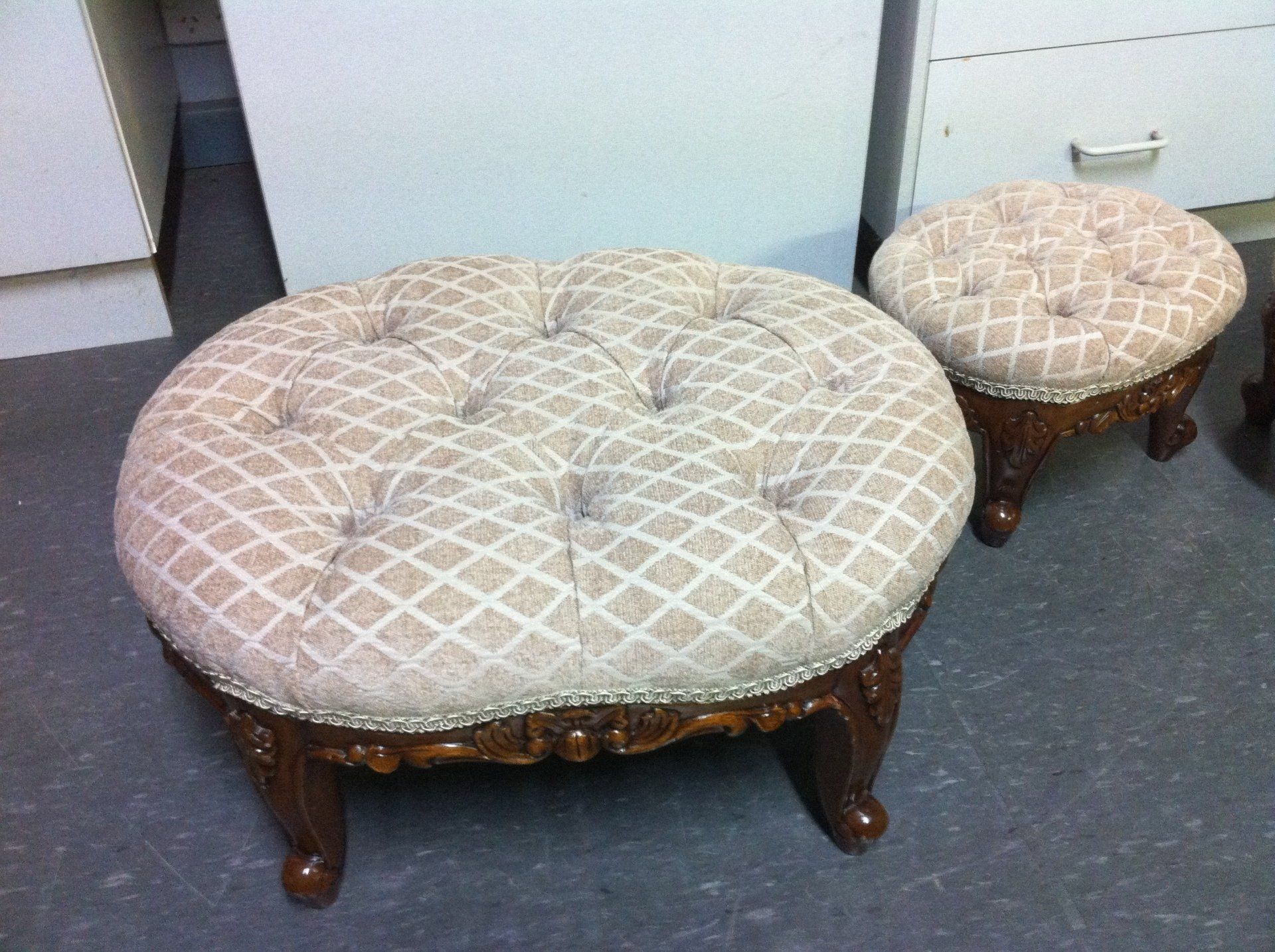 Antique ottoman restoration
