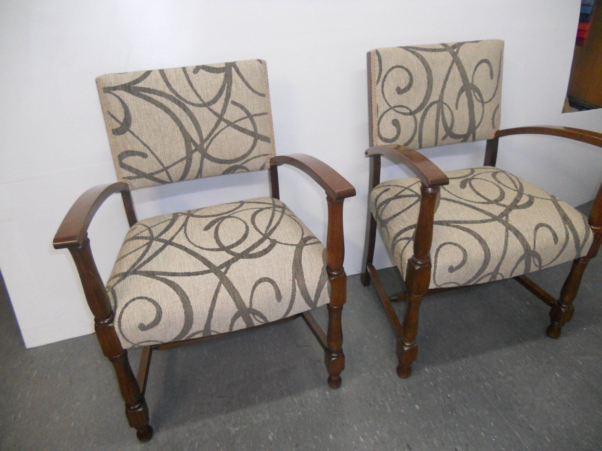 Antique turned timber chair