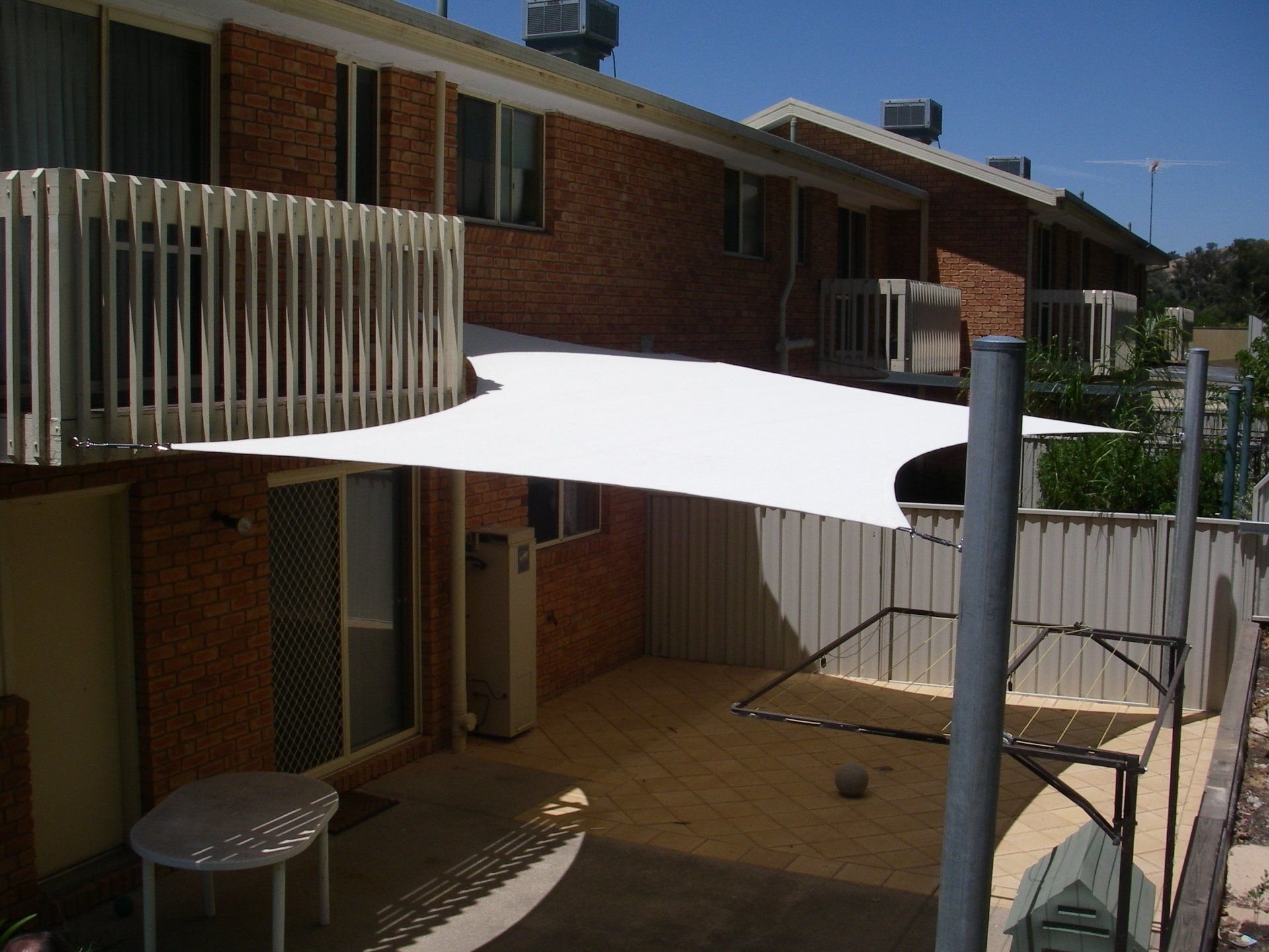 Beige Shadecloth Sail