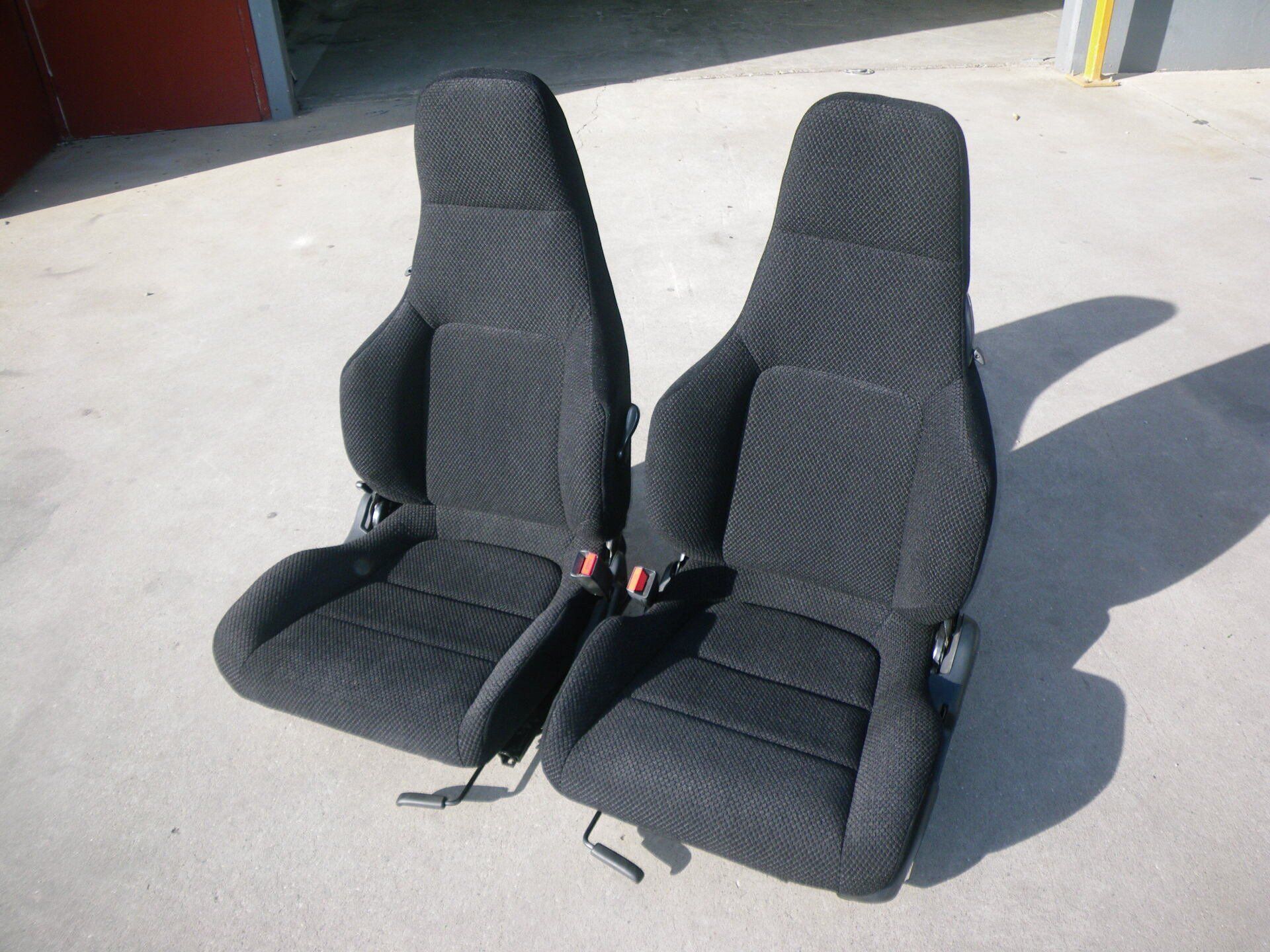 Black Velour Sports Seats