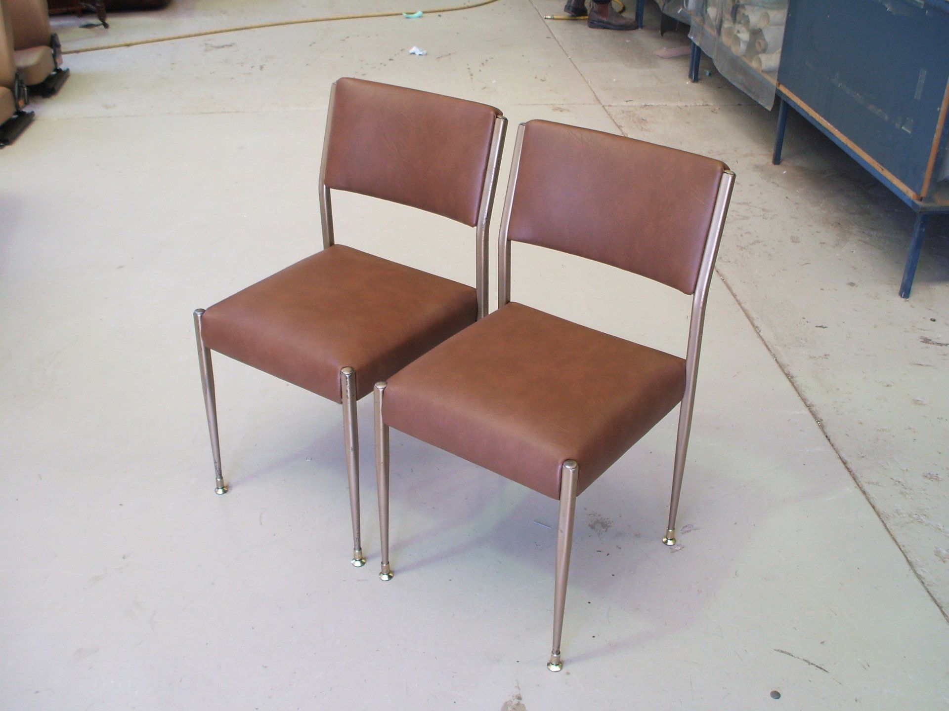 Brown Vinyl Kitchen Chairs