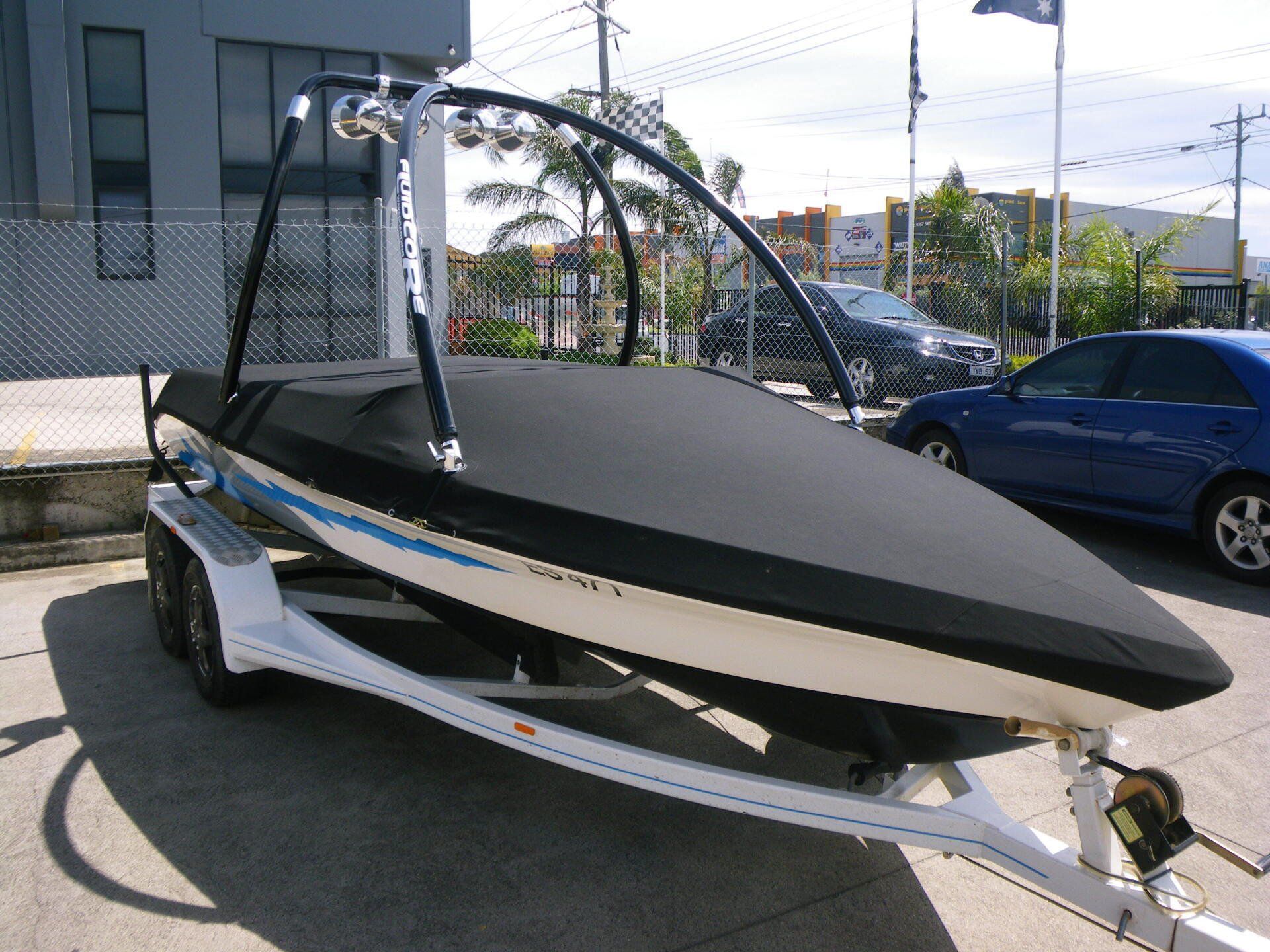 Canvas Cover for Ski Boat