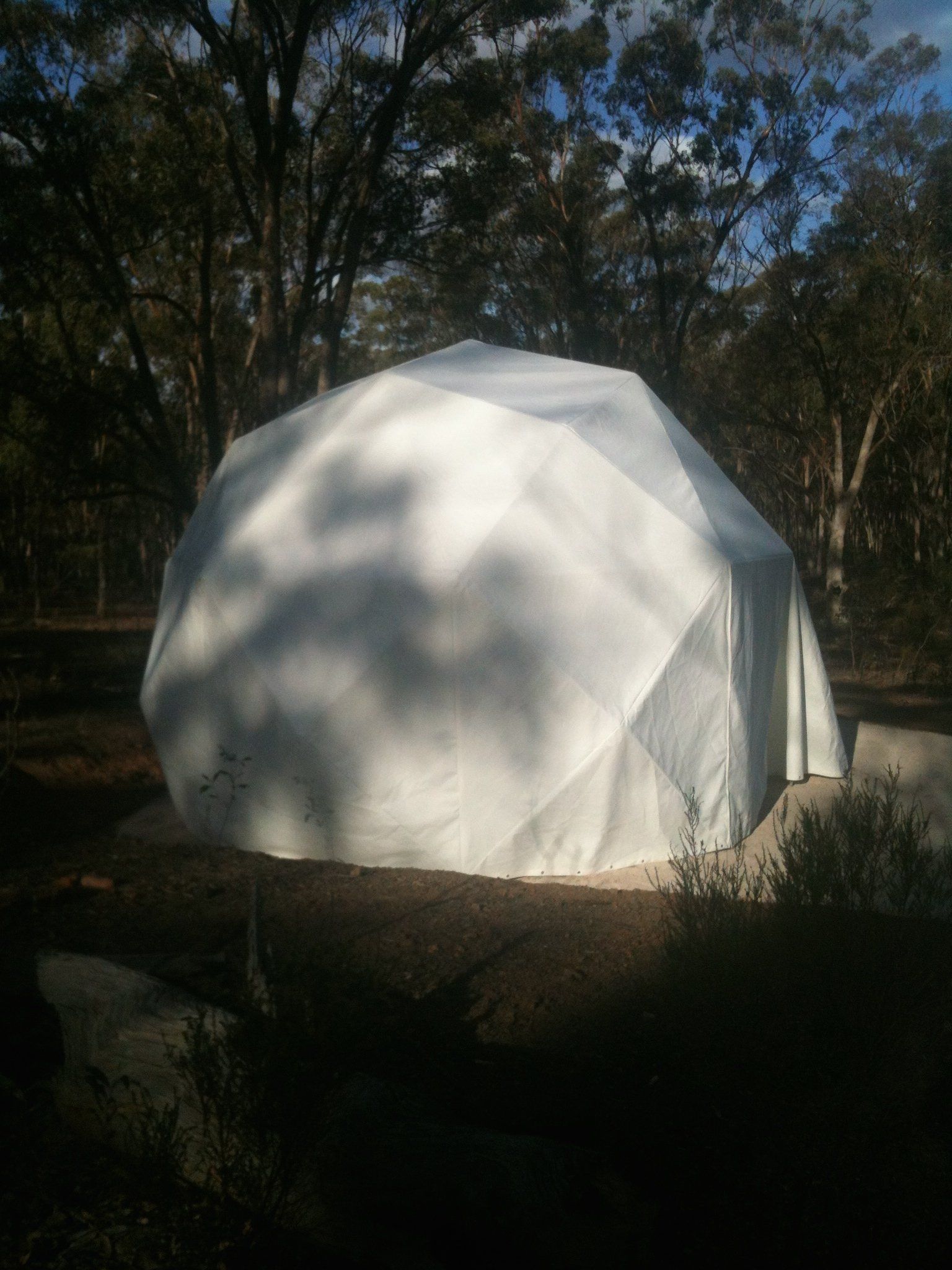 Canvas dome cover