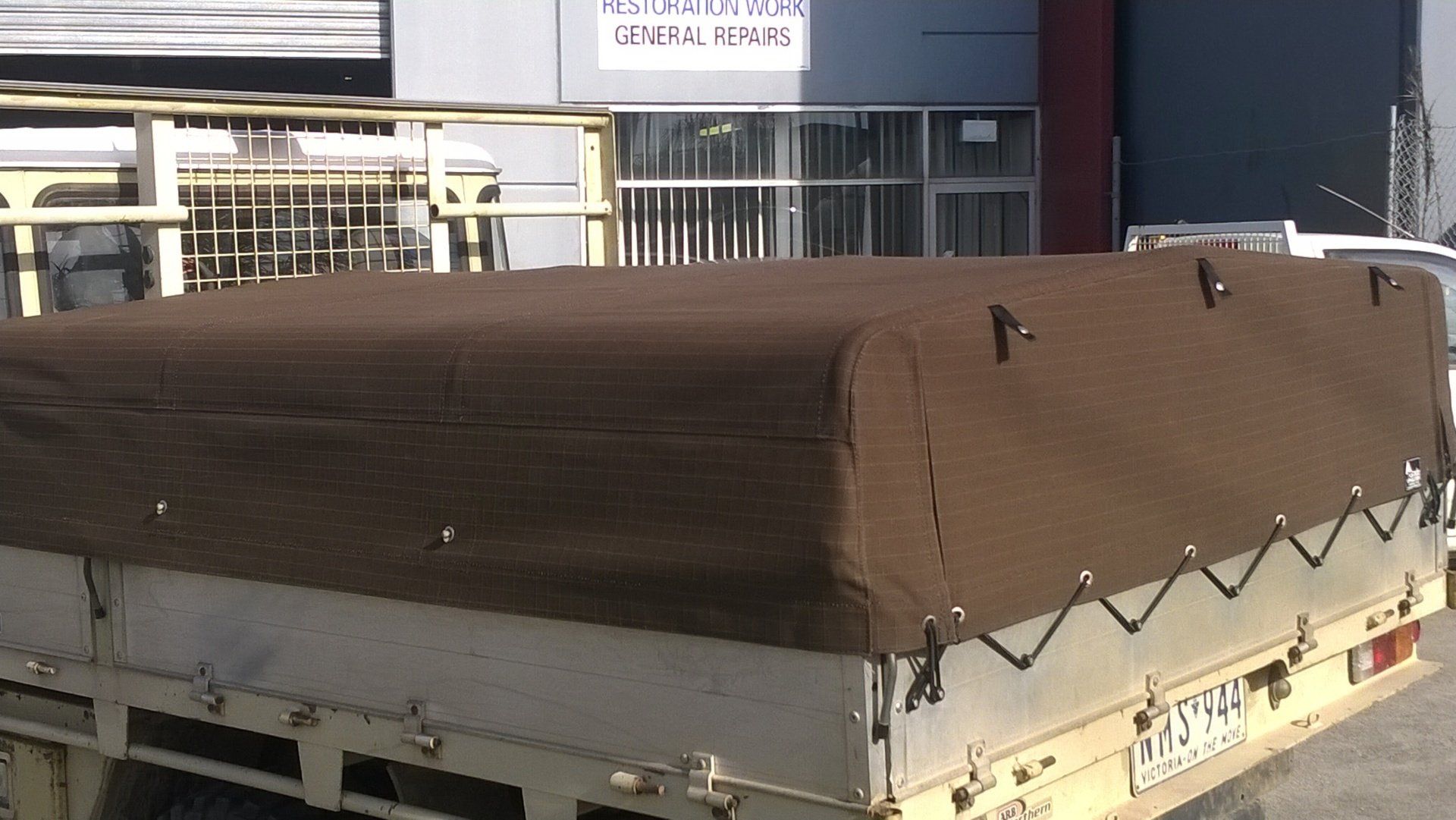 Canvas Sliding Ute Canopy