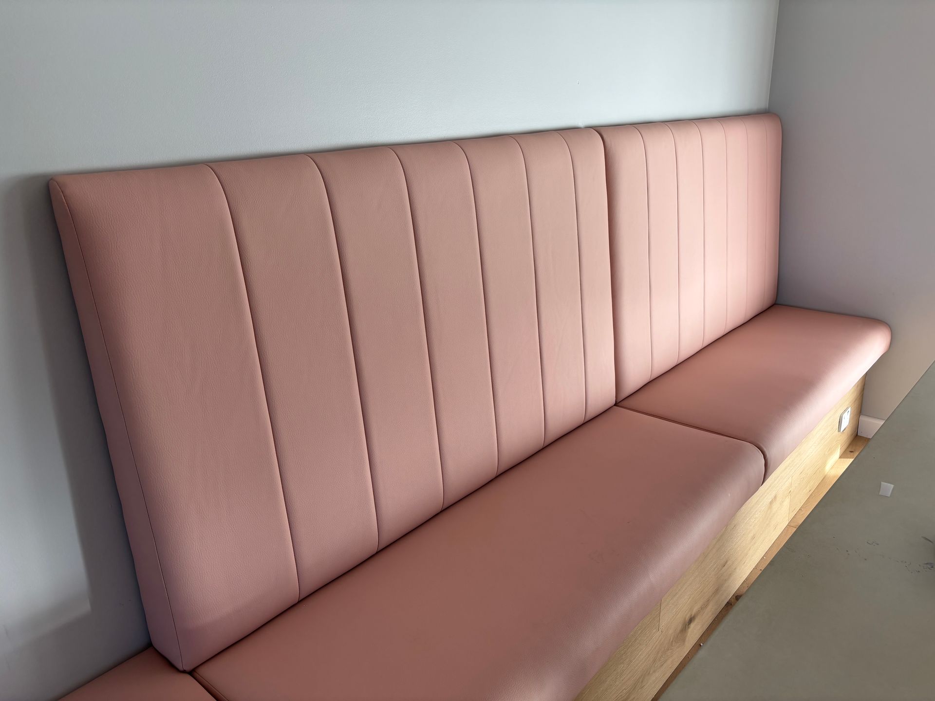 Custom commercial bench seating