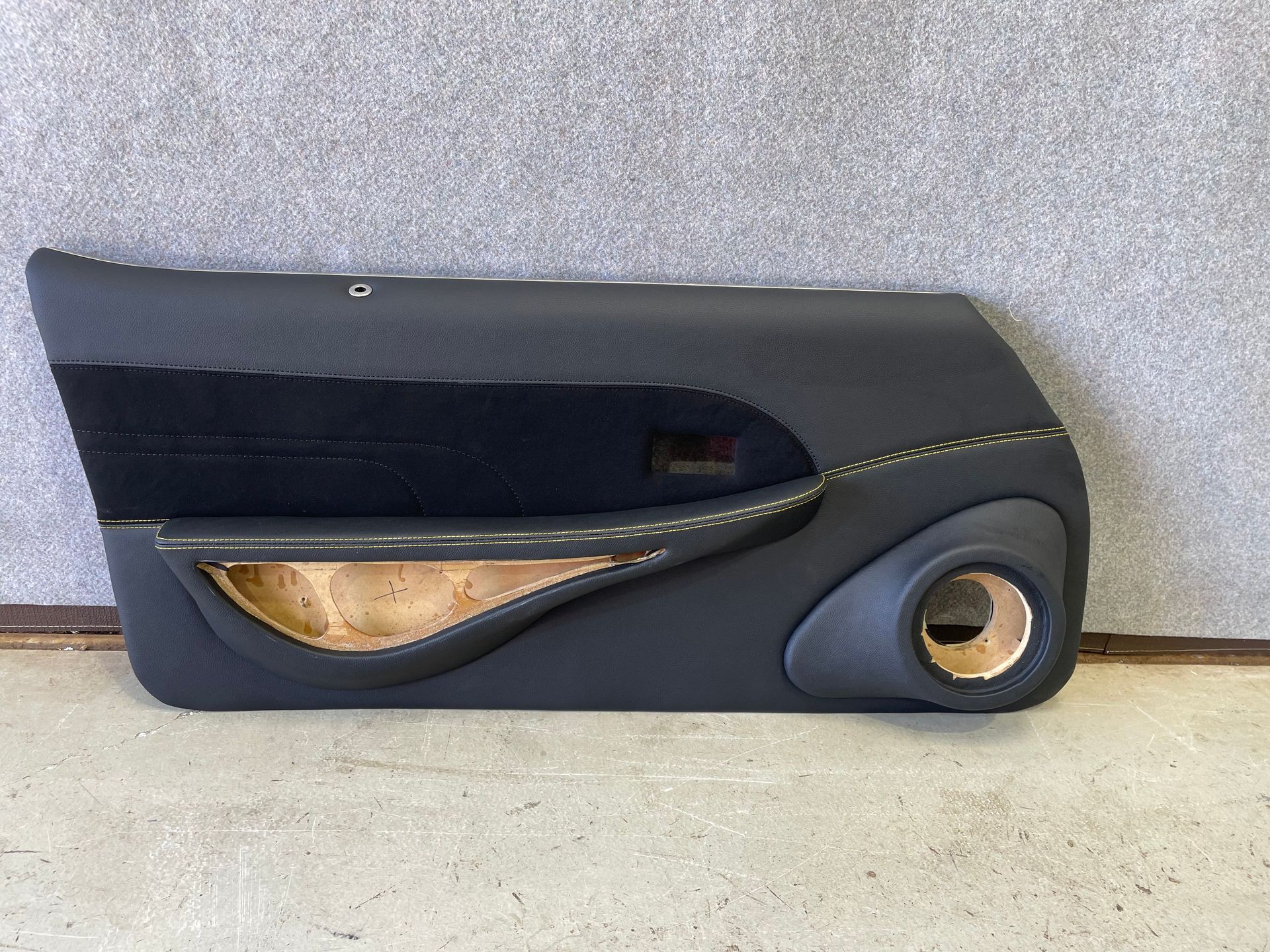 Customised door trim with arm rest and speaker pod