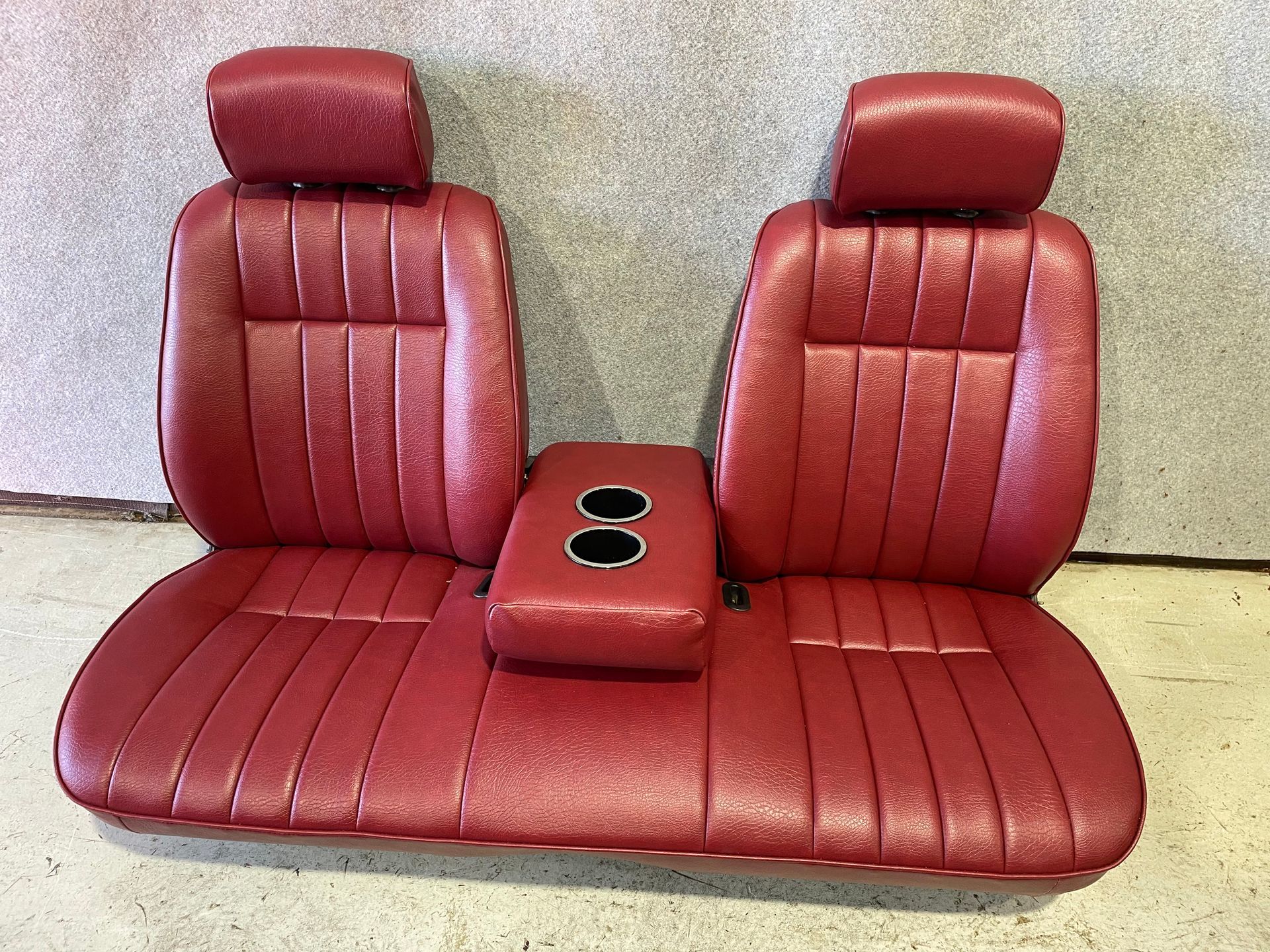 EA Falcon bench seat full recover in red vinyl