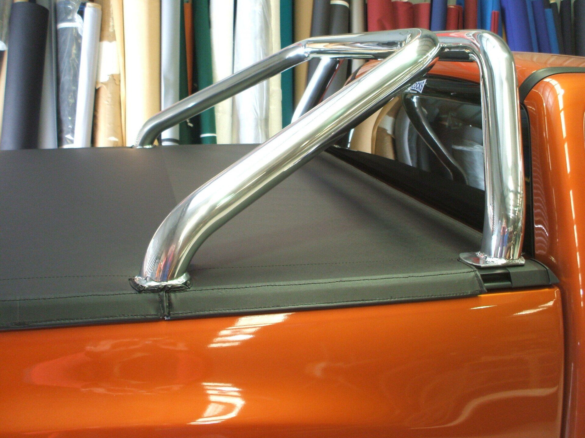 Falcon Ute Tonneau Modified for Sports Bars