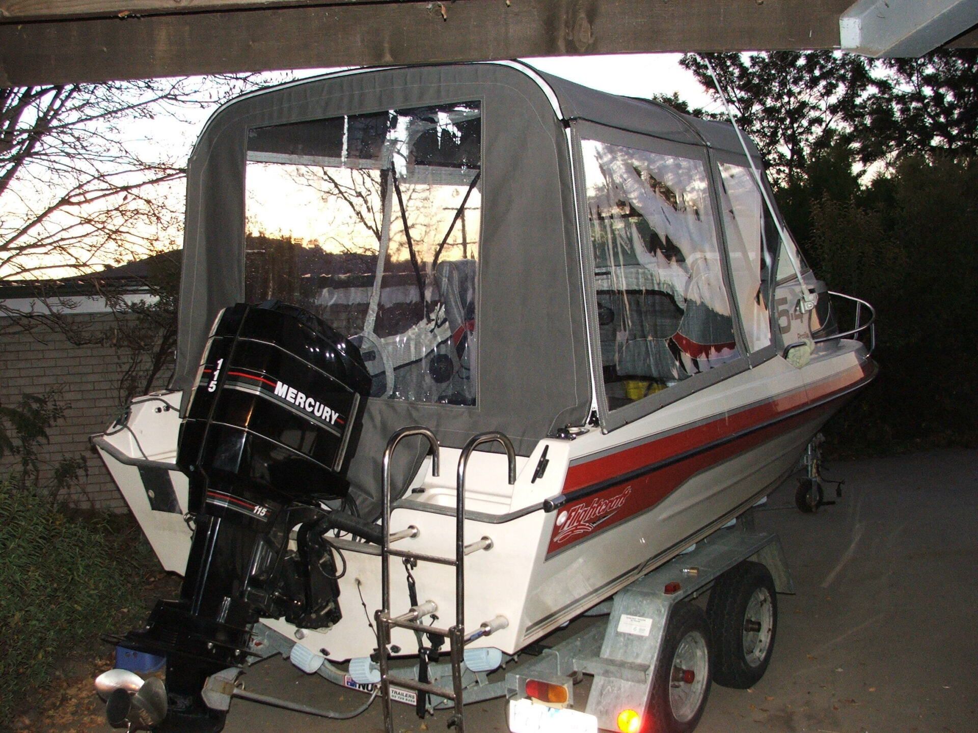 Flightcraft 5.4m Canopy, Side Curtains and Rear Camperback