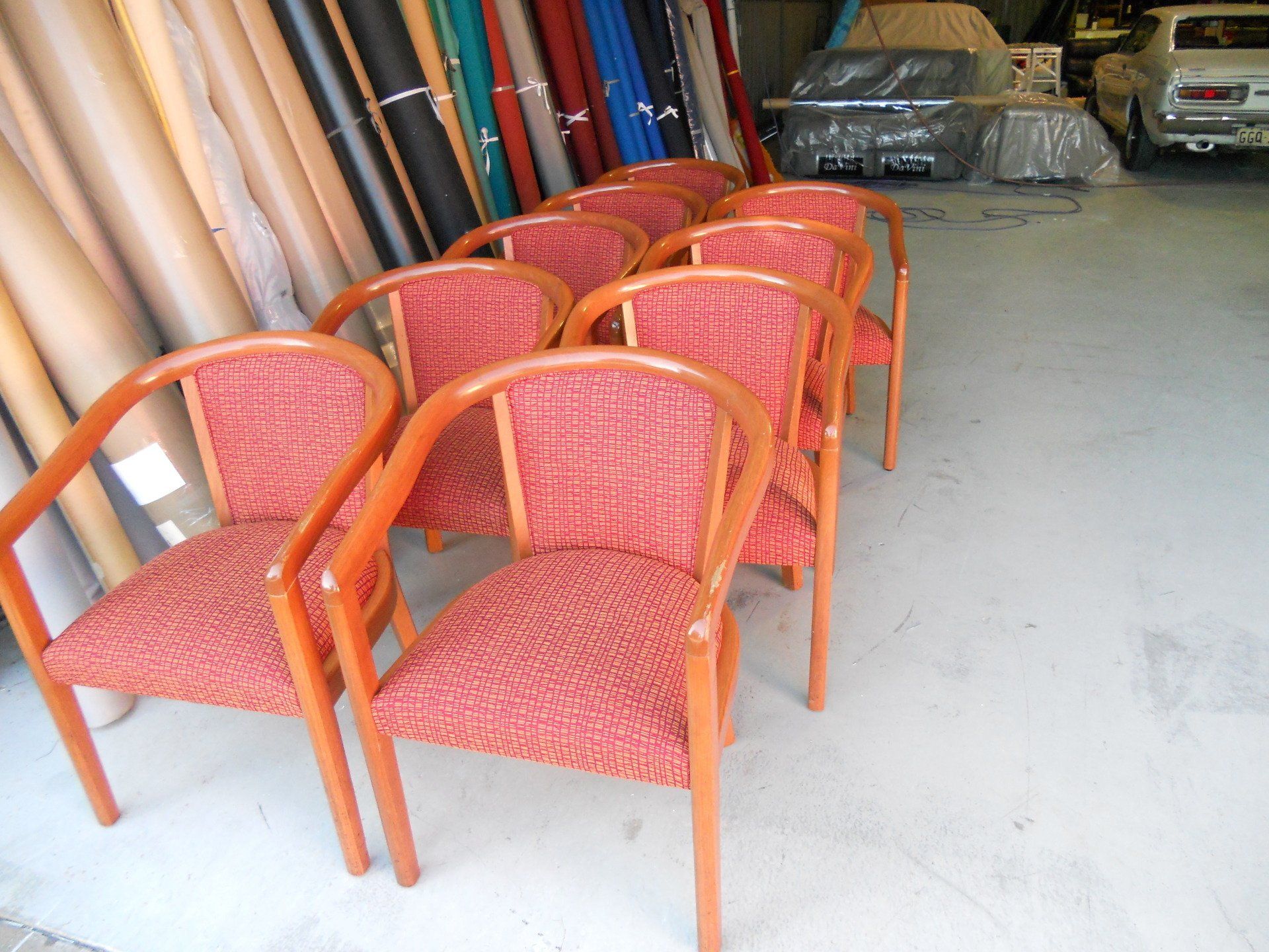 Gaming Room Timber Chairs