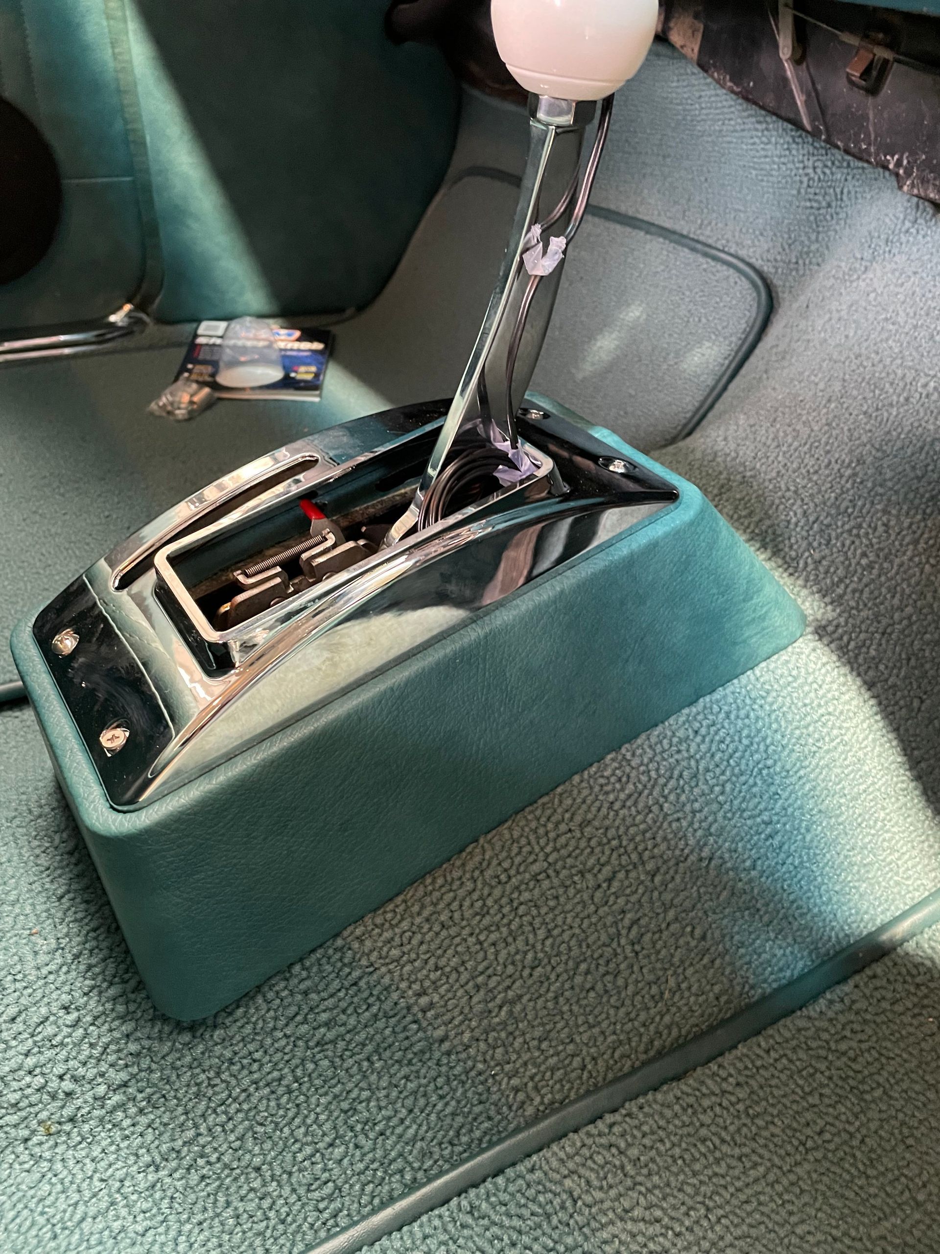 HG sedan custom carpet and shifter