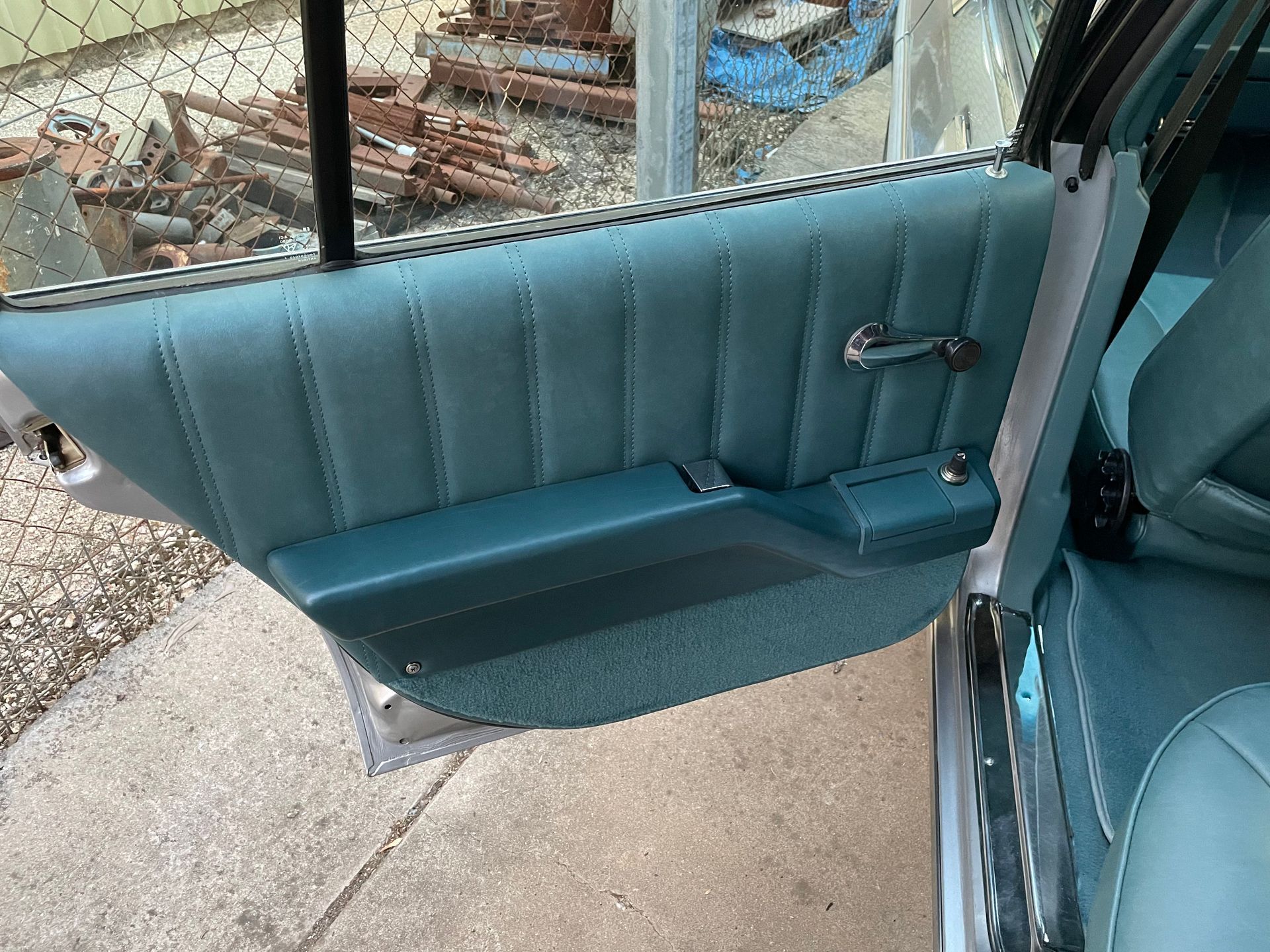 Holden DeVille Series II cerulean blue door trim