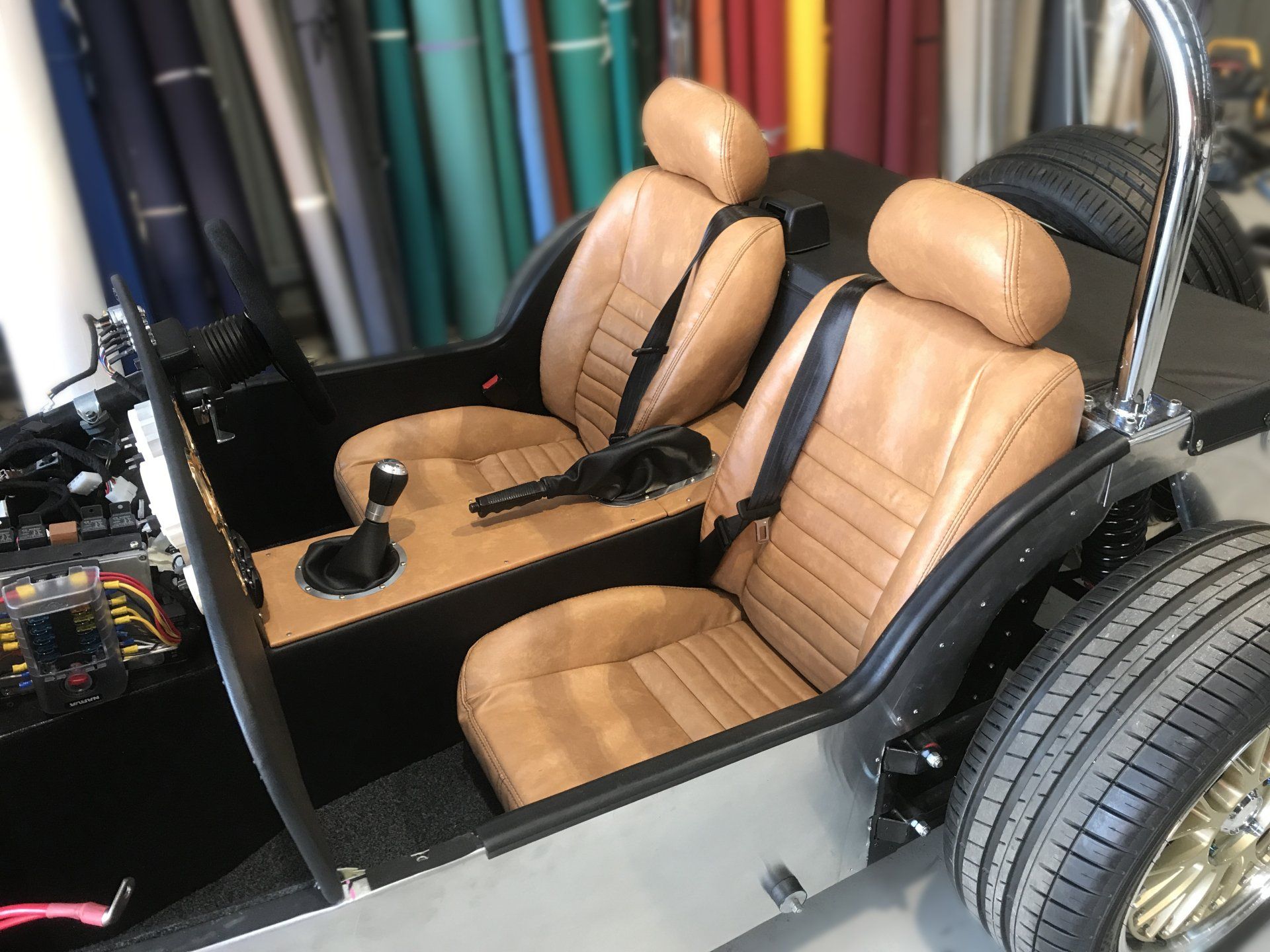 Kit car custom upholstery