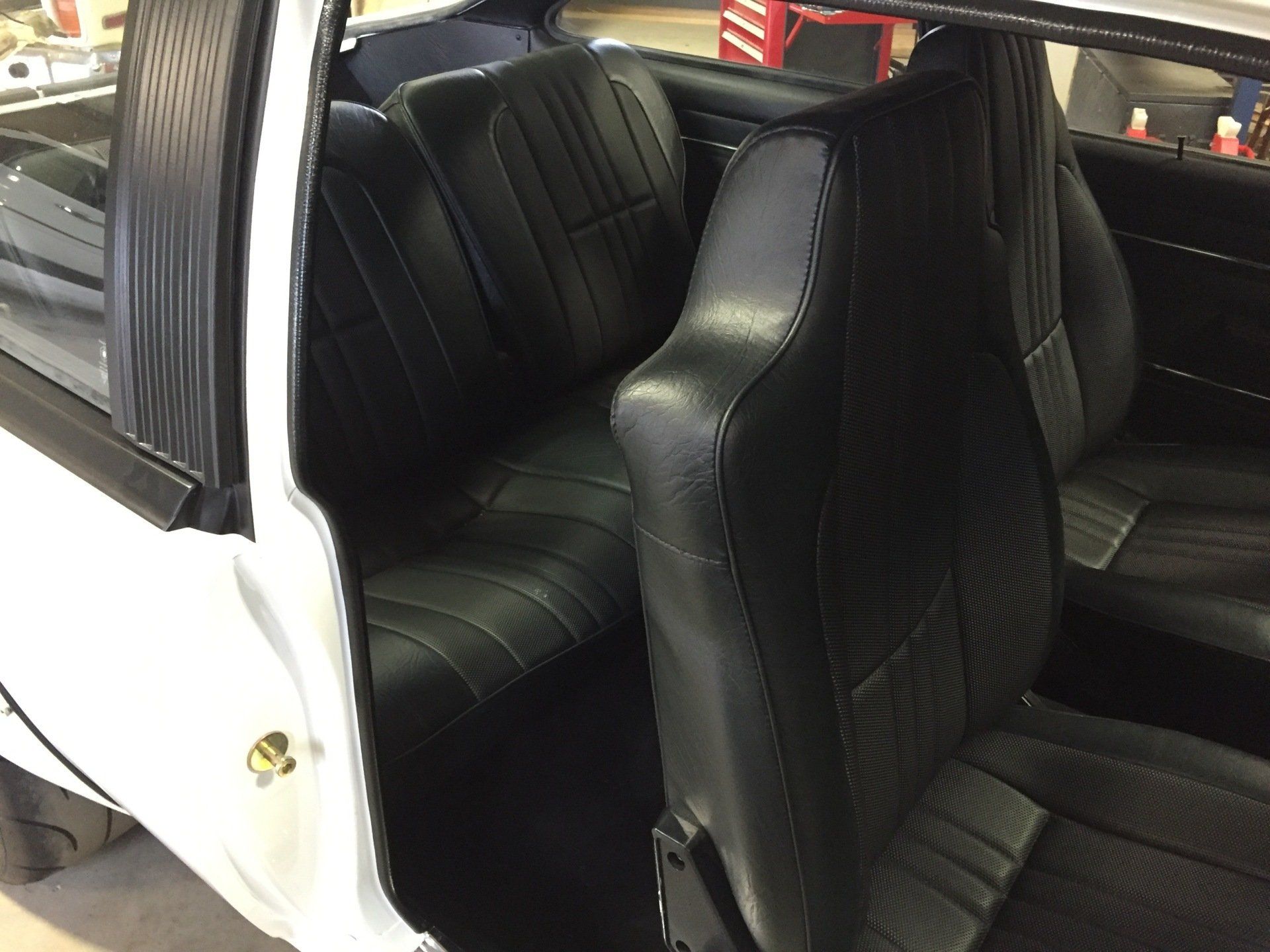 LX Torana SS hatchback interior seating
