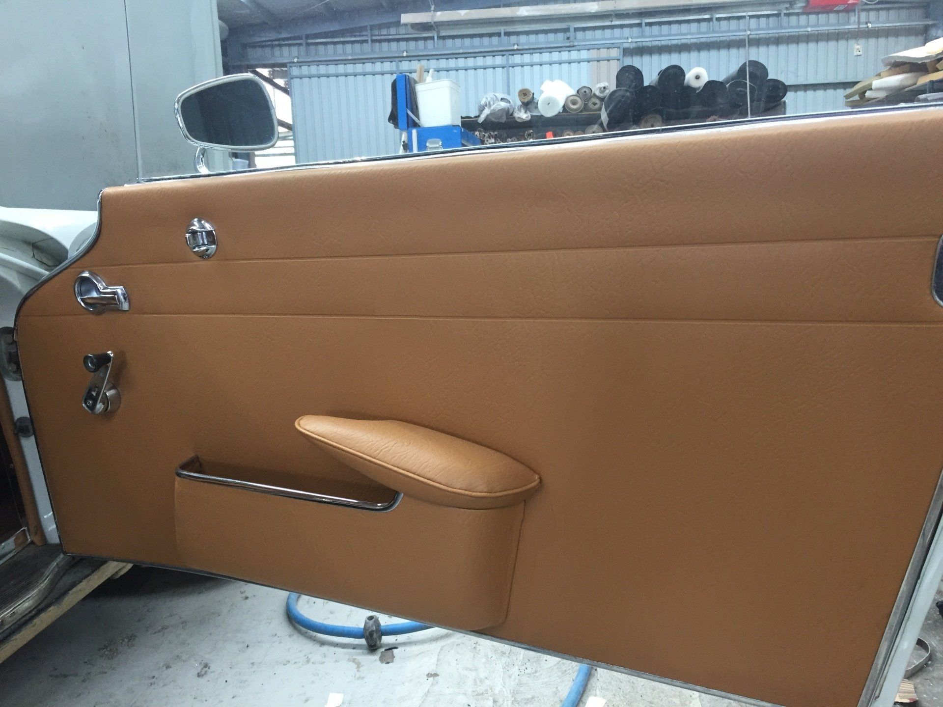 Mercedes Benz original tan door trim