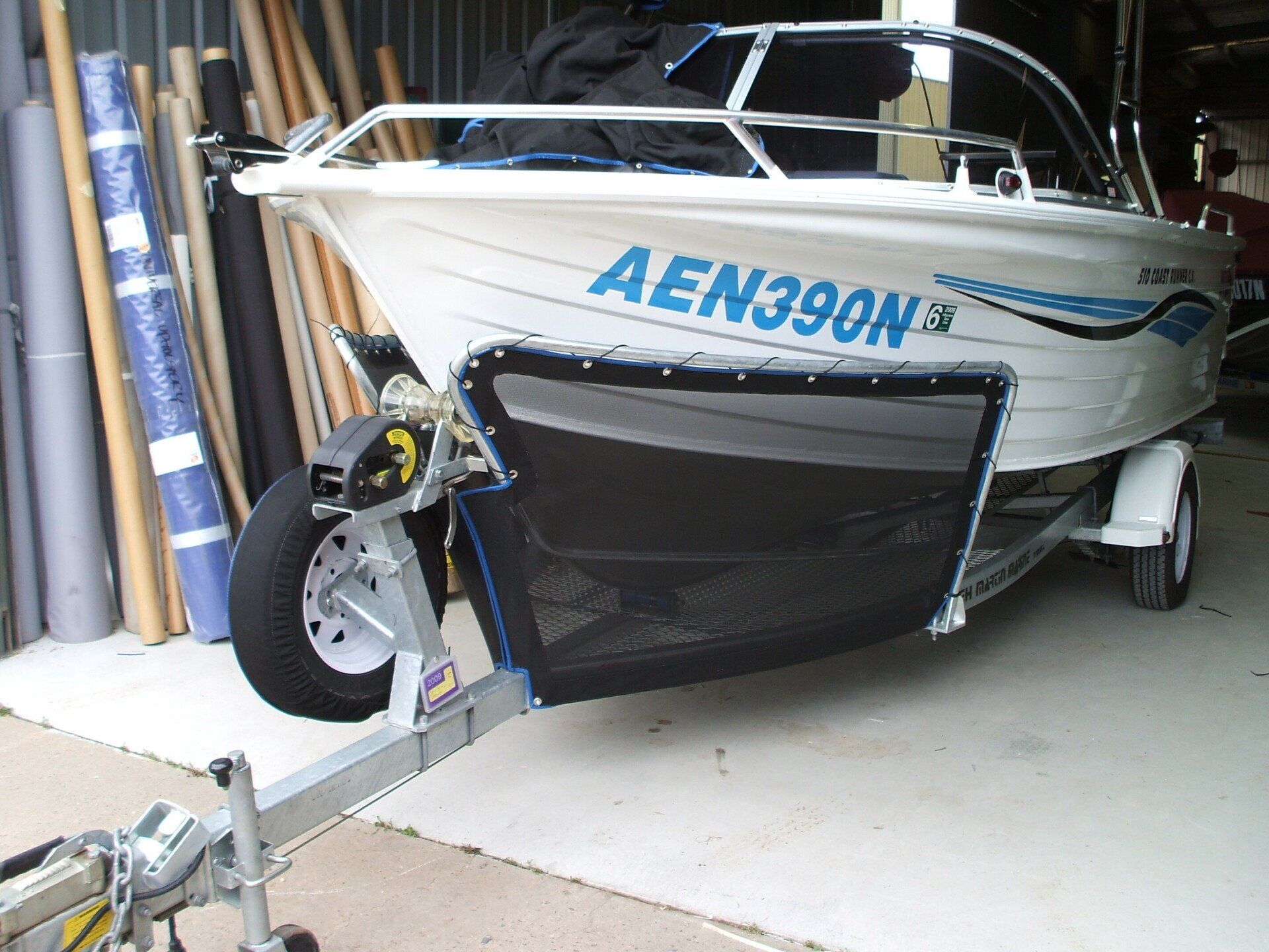 Mesh Stone Guard on Gal Frame