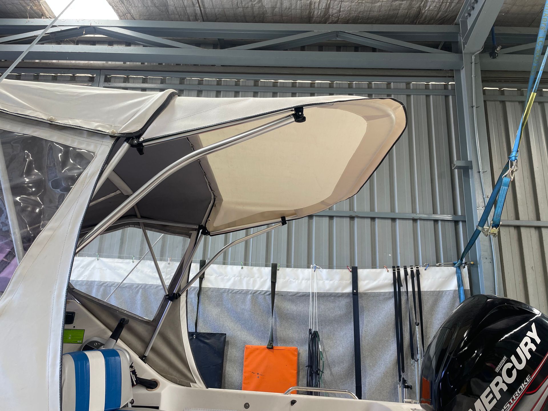 Nautiglass marine extension awning