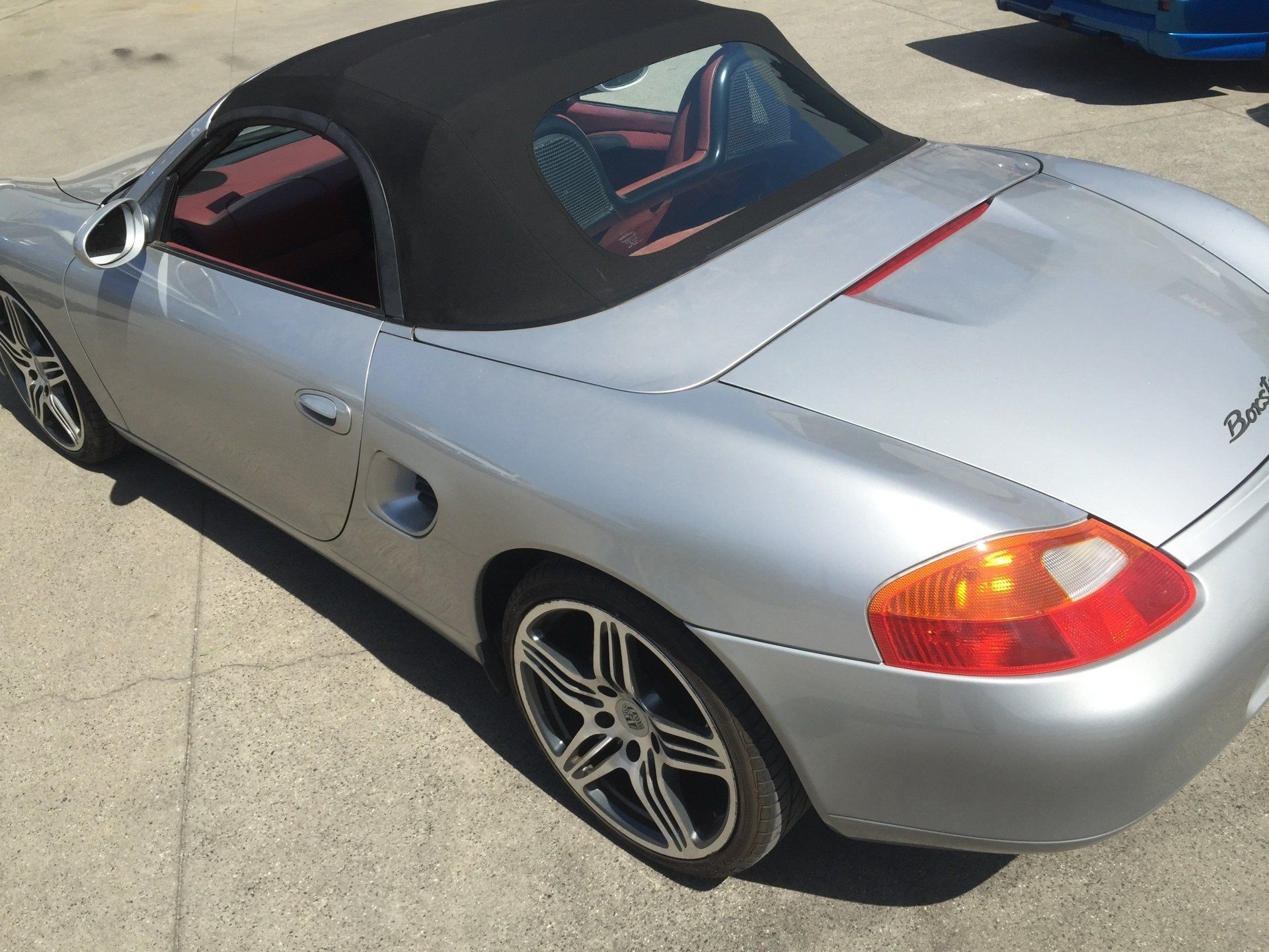 Porsche Boxster soft top clear window