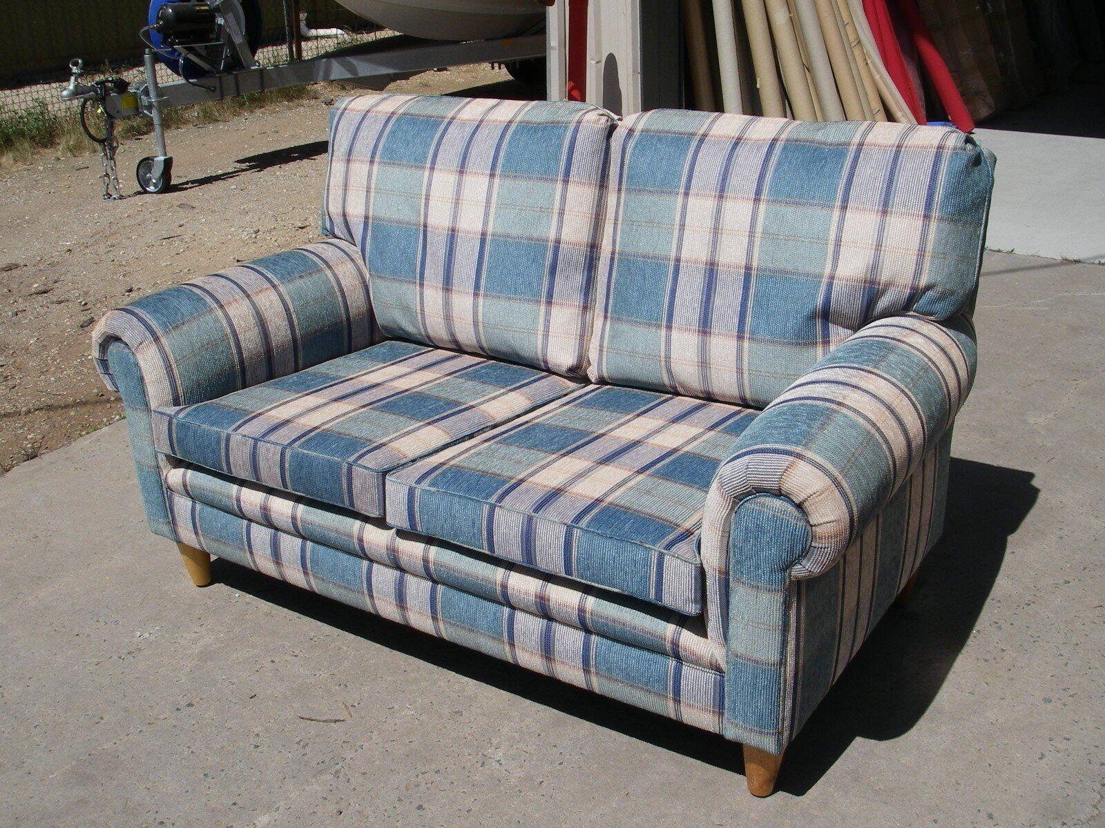 Tartan Two Seater Sofa