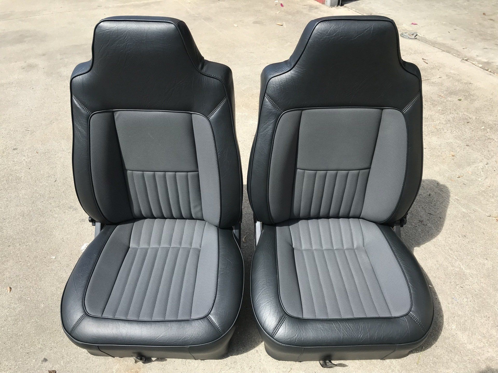 Torana refurbished bucket seats with golf ball insert
