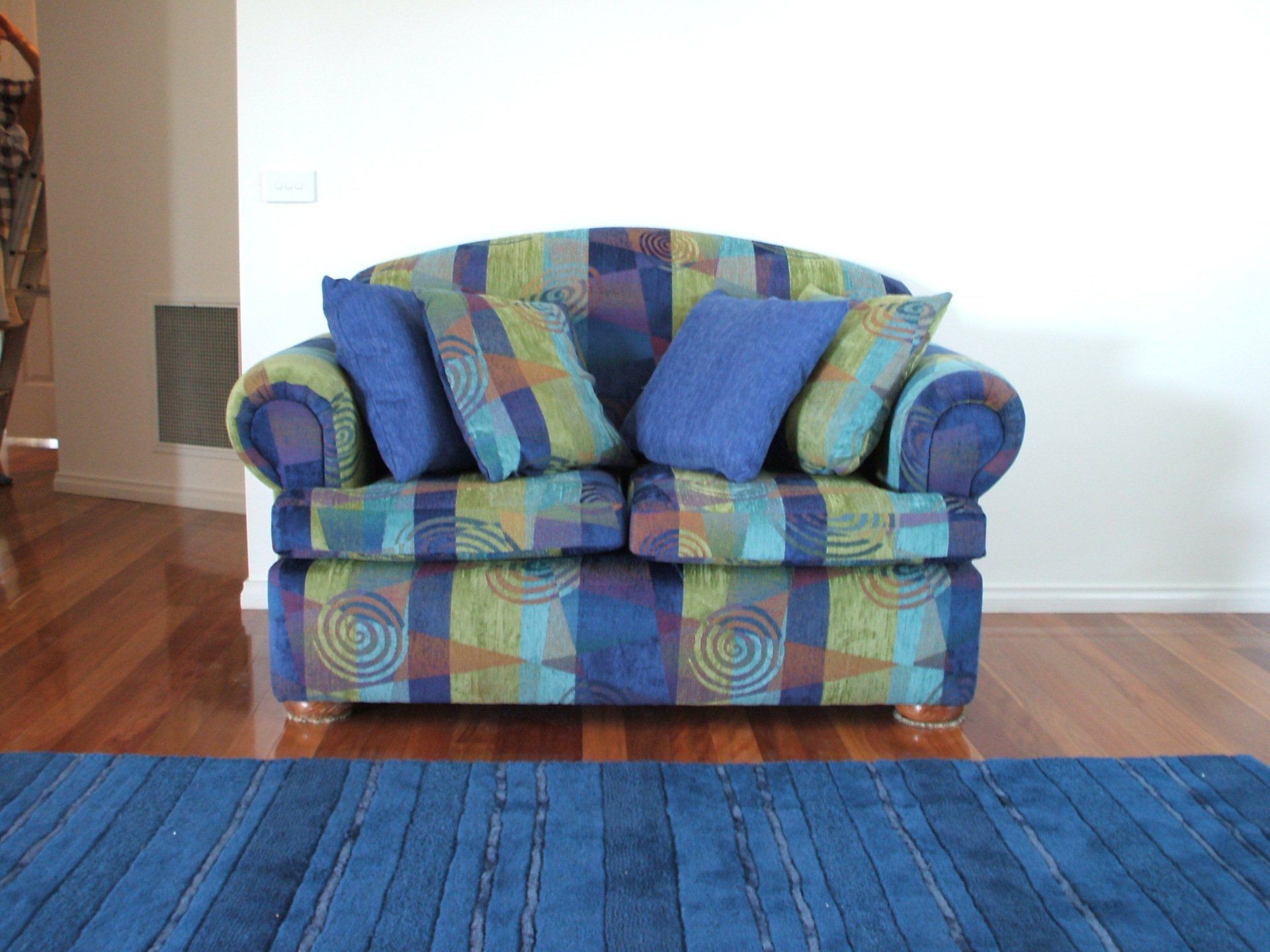 Two Seater Sofa with Cushions