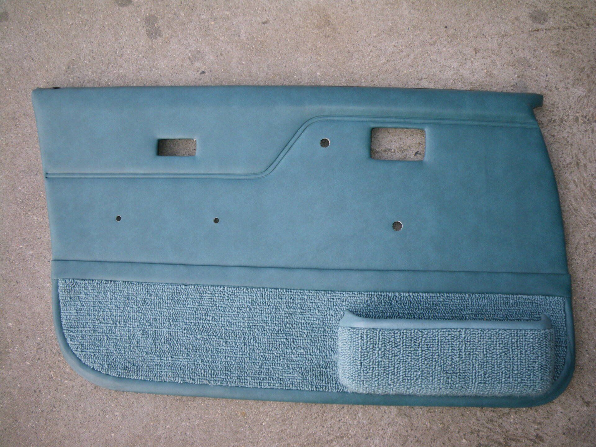 VK Commodore Cerulean Blue Vinyl Front Door Trim