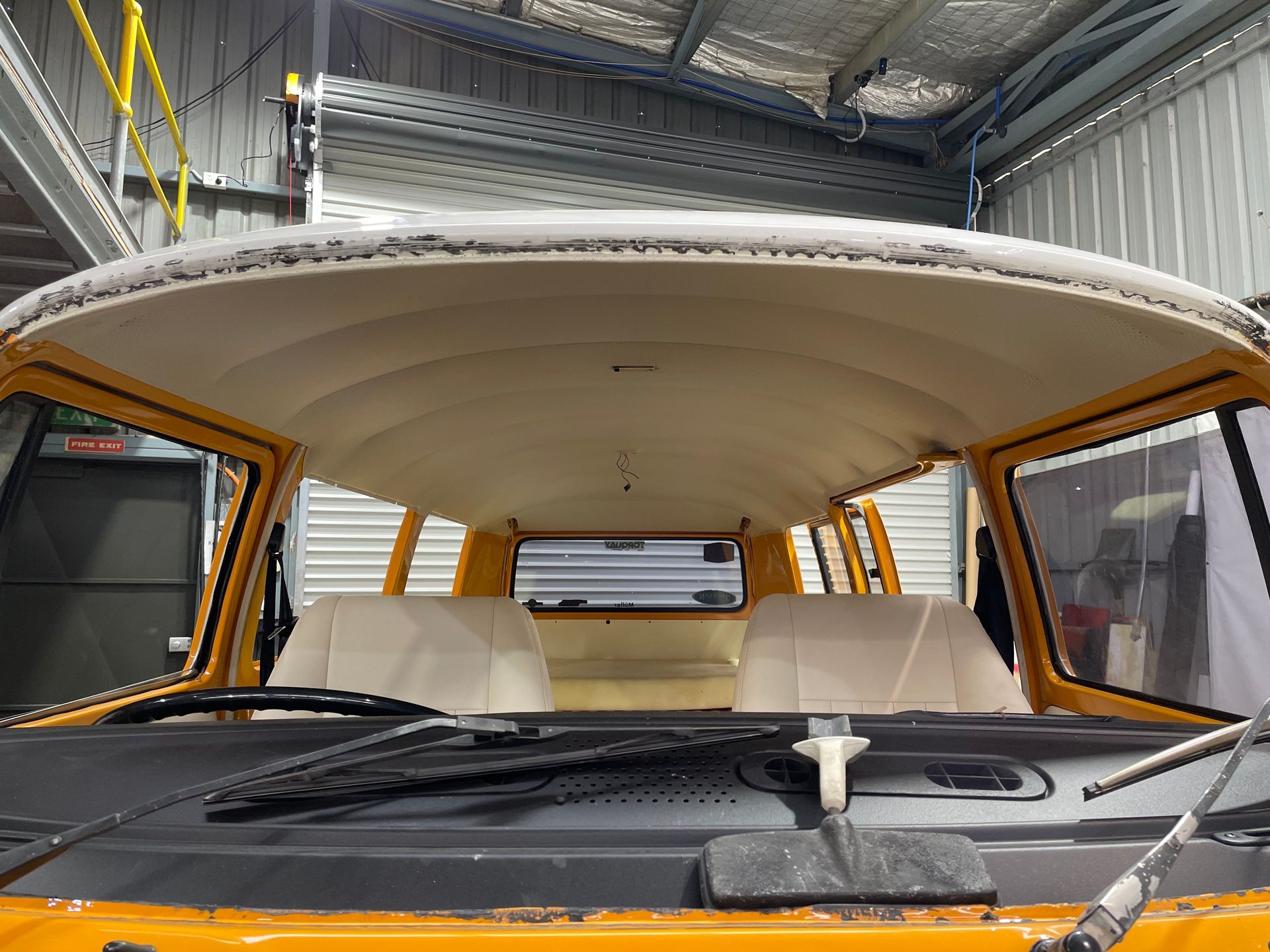 VW combi van full headlining