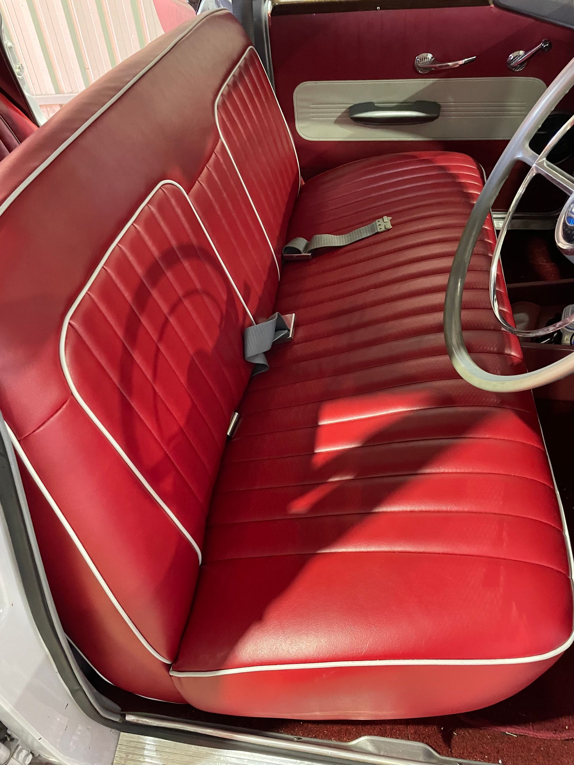Vauxhall restored front bench seat