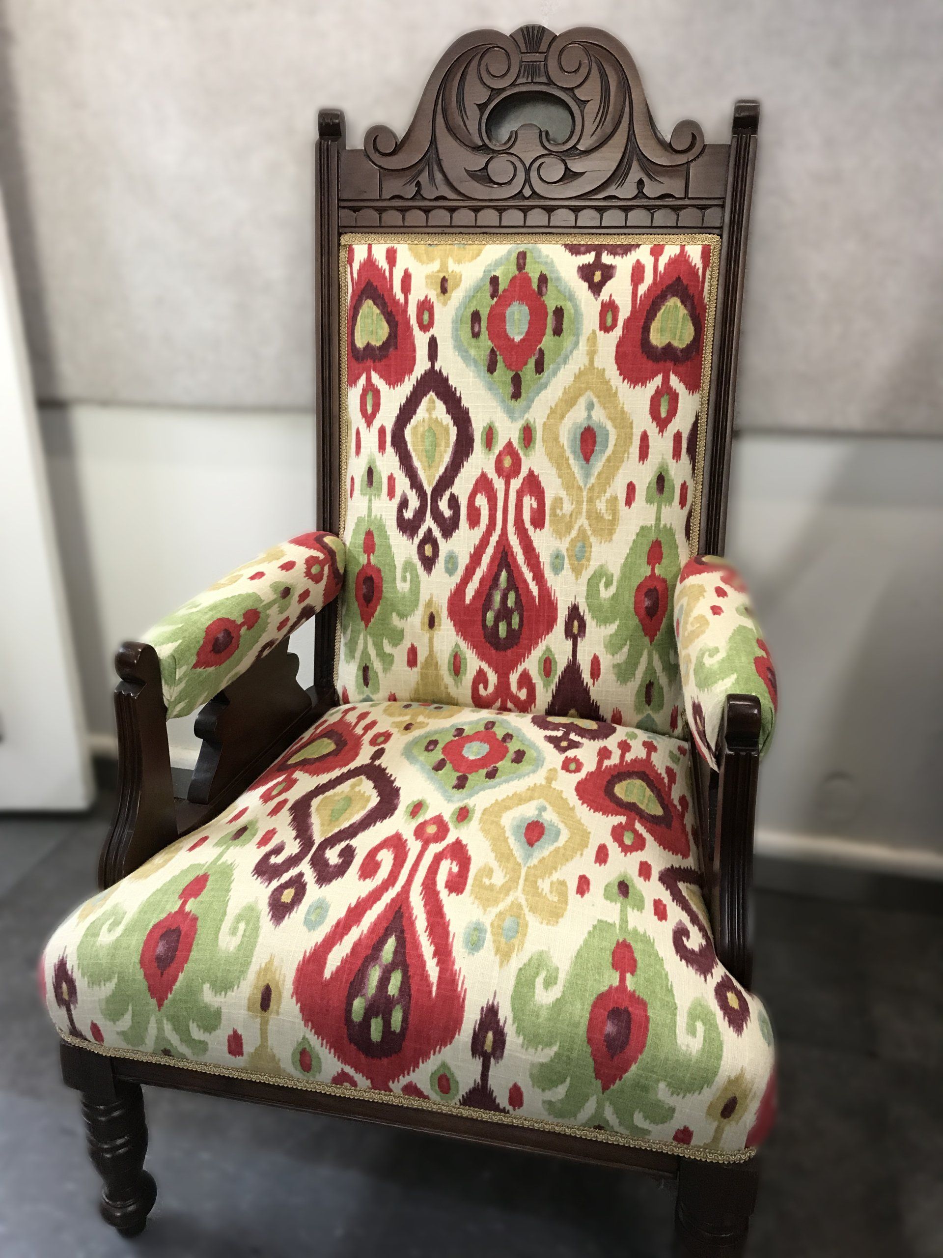 Victorian styled chair fully restored